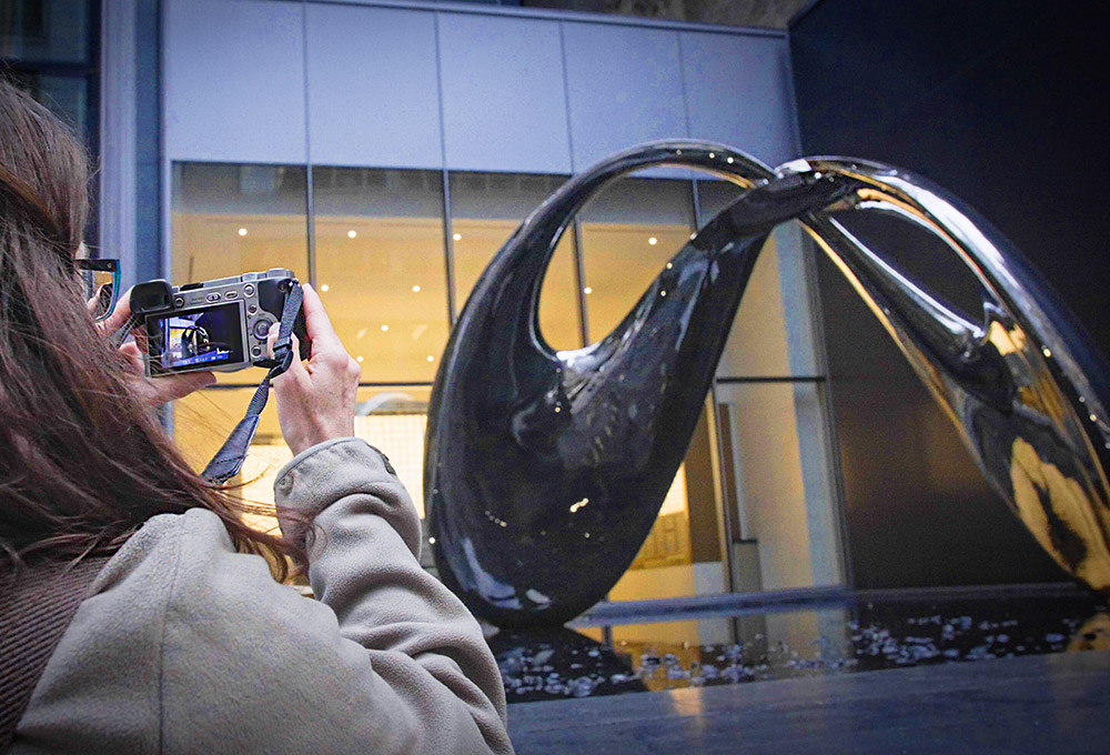 Cover: When does sculpture cease to be art and cross over into manufacturing?