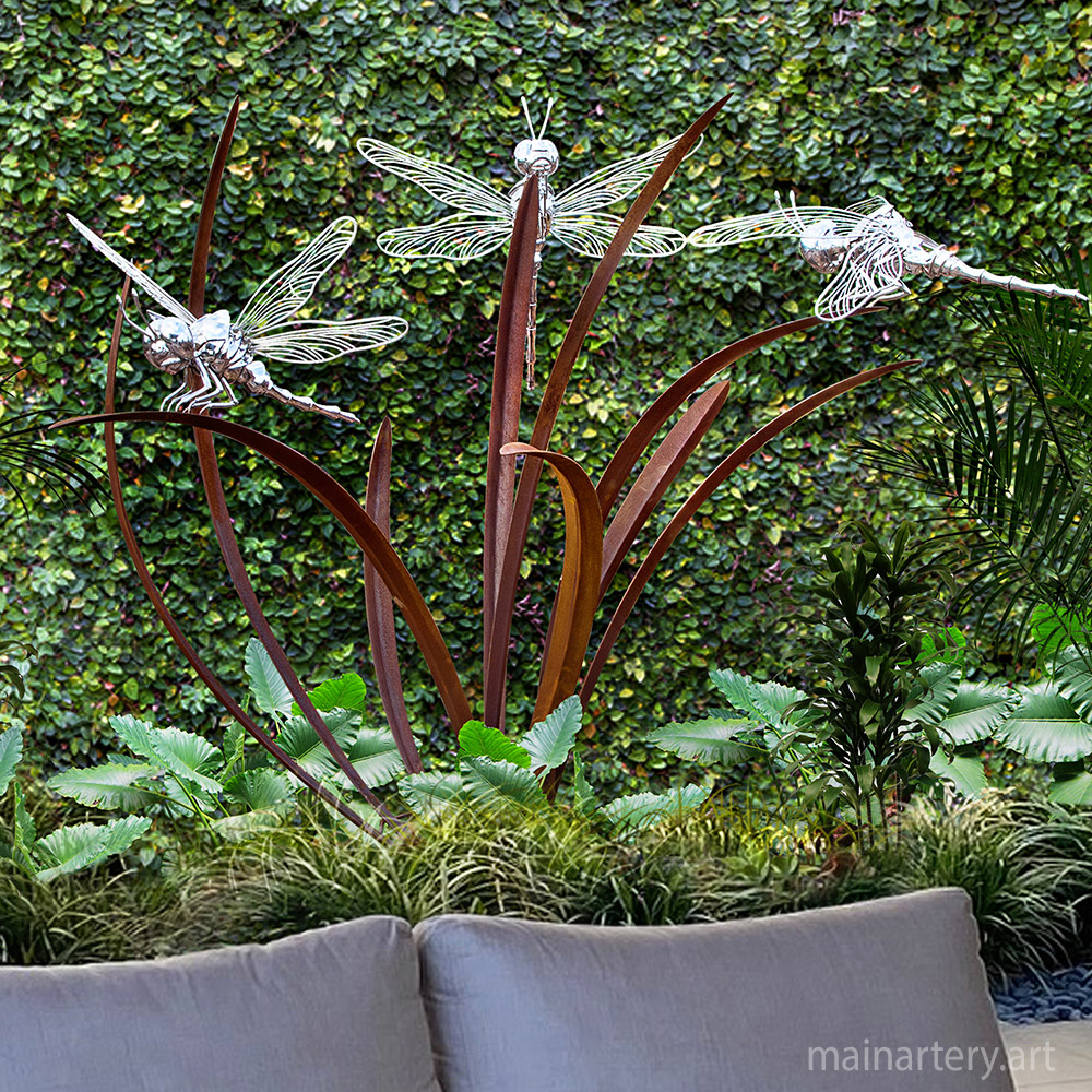 Cover: Dragonfly Congregation Sculptures