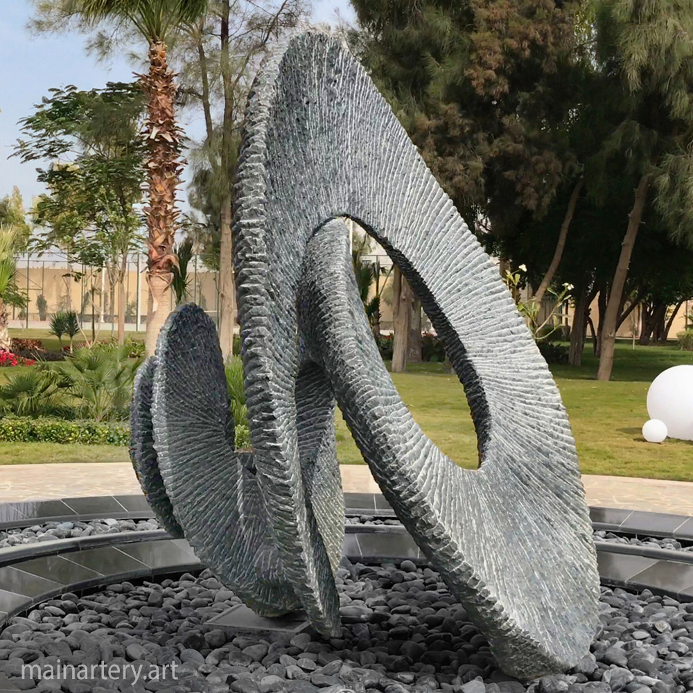 Cover: Epiphany Circular Stone Sculptures