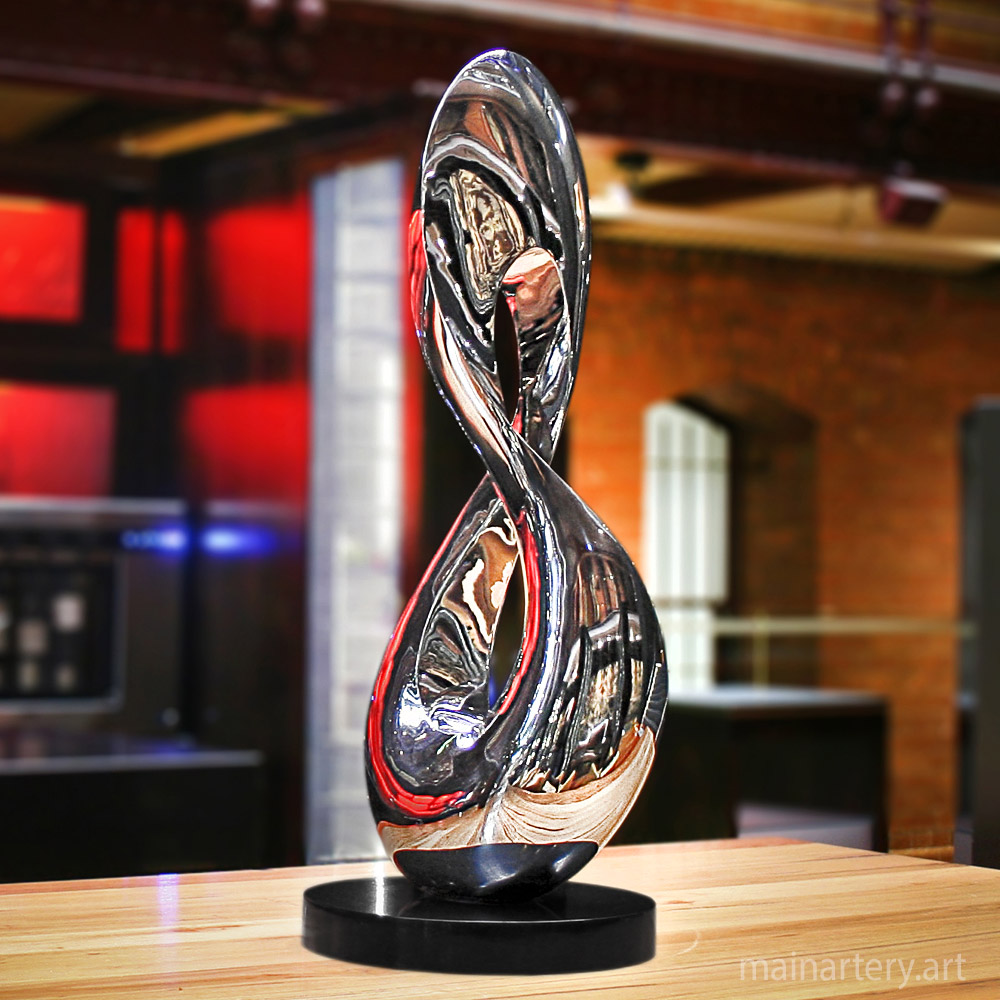 Cover: Modern Infinity Sculpture