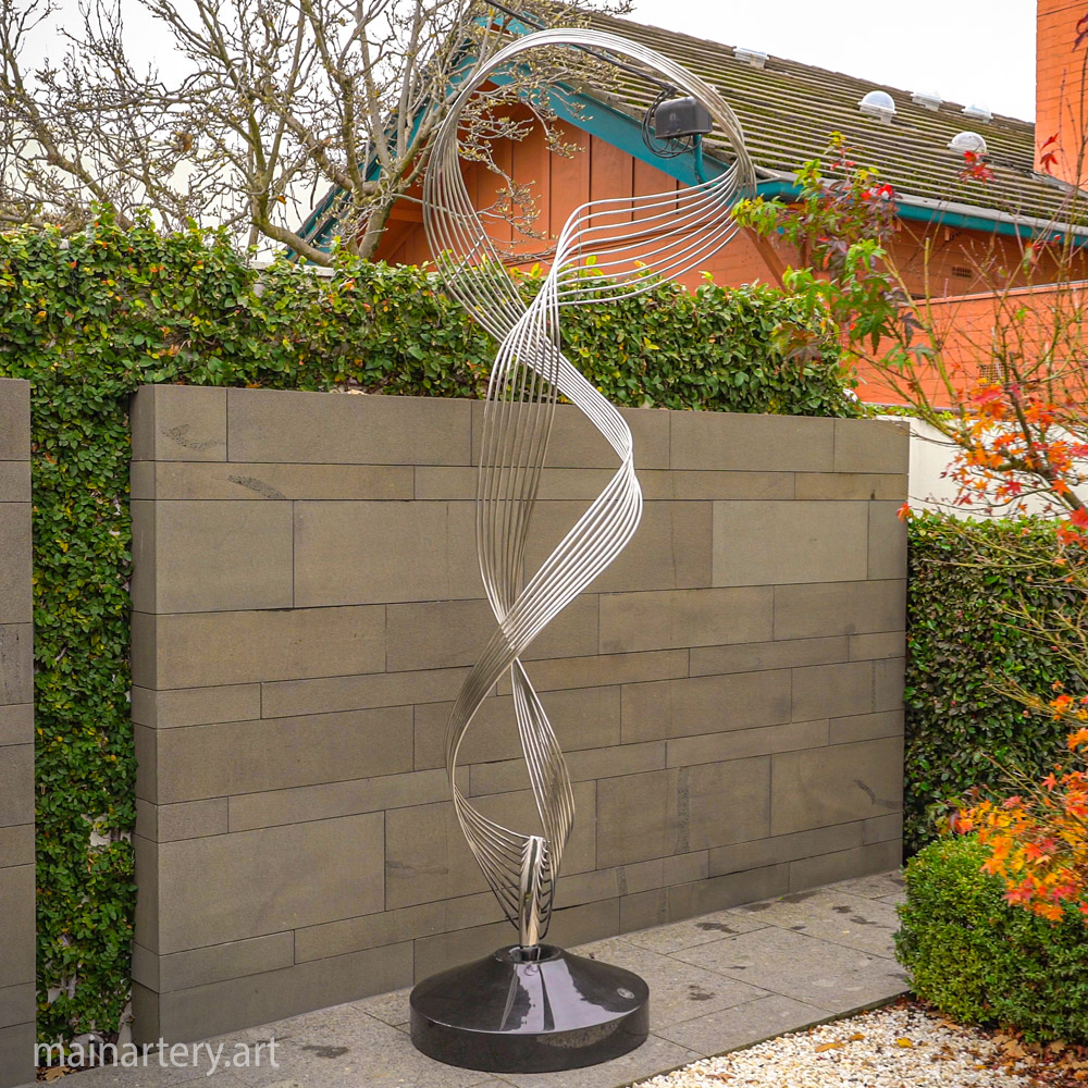 Cover: Aerial Rods Stainless Steel Sculpture