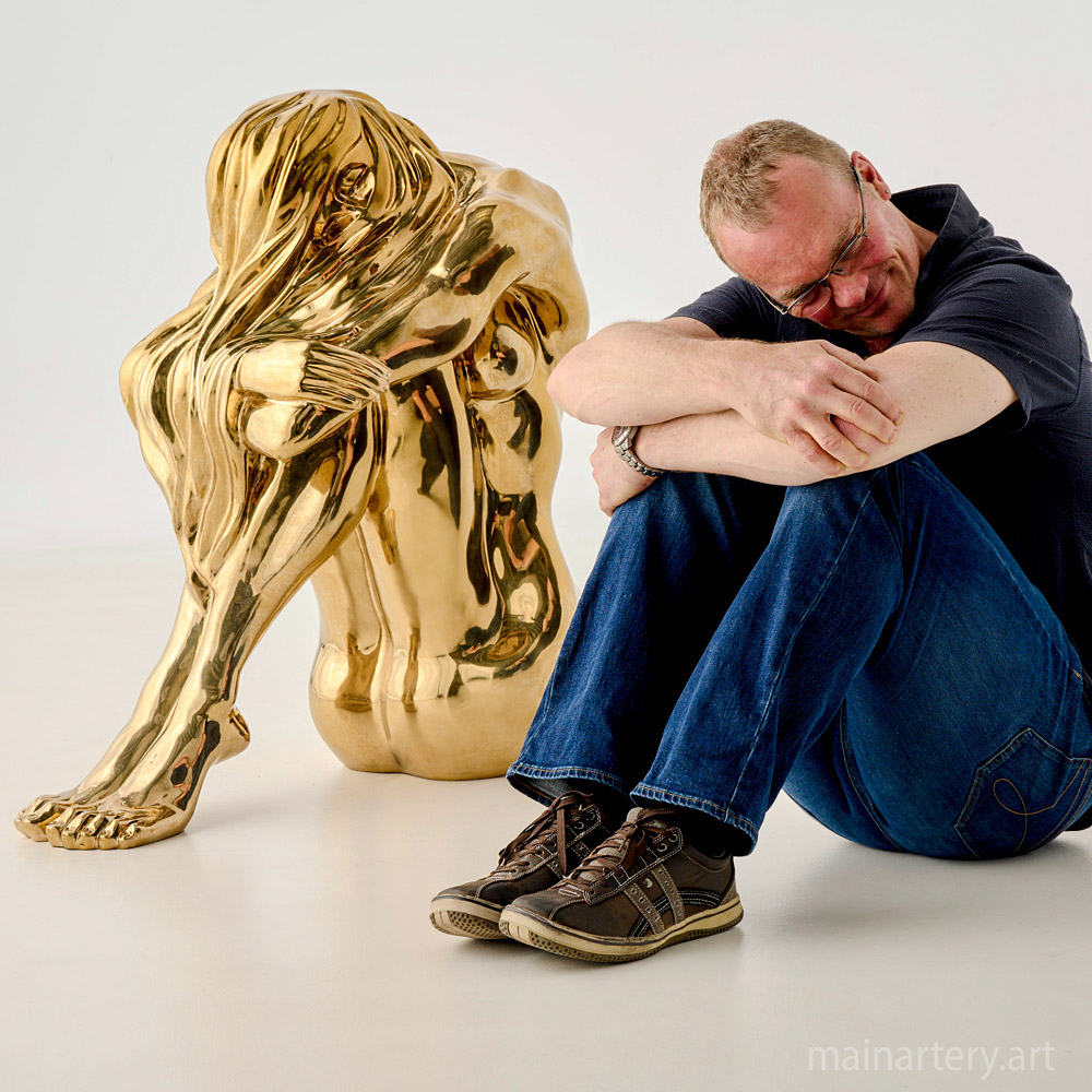 Cover: Female Solitude Bronze Sculptures(Large)