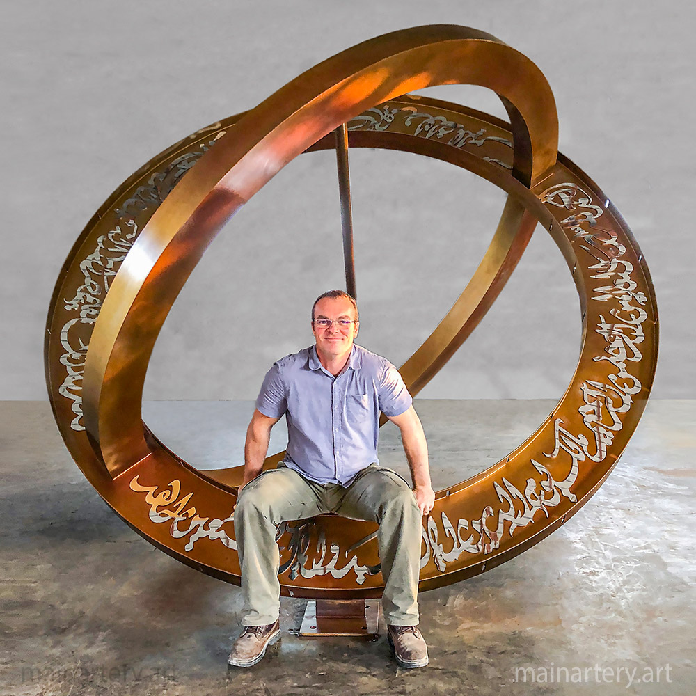 Cover: Sun Dial Bronze Sculpture