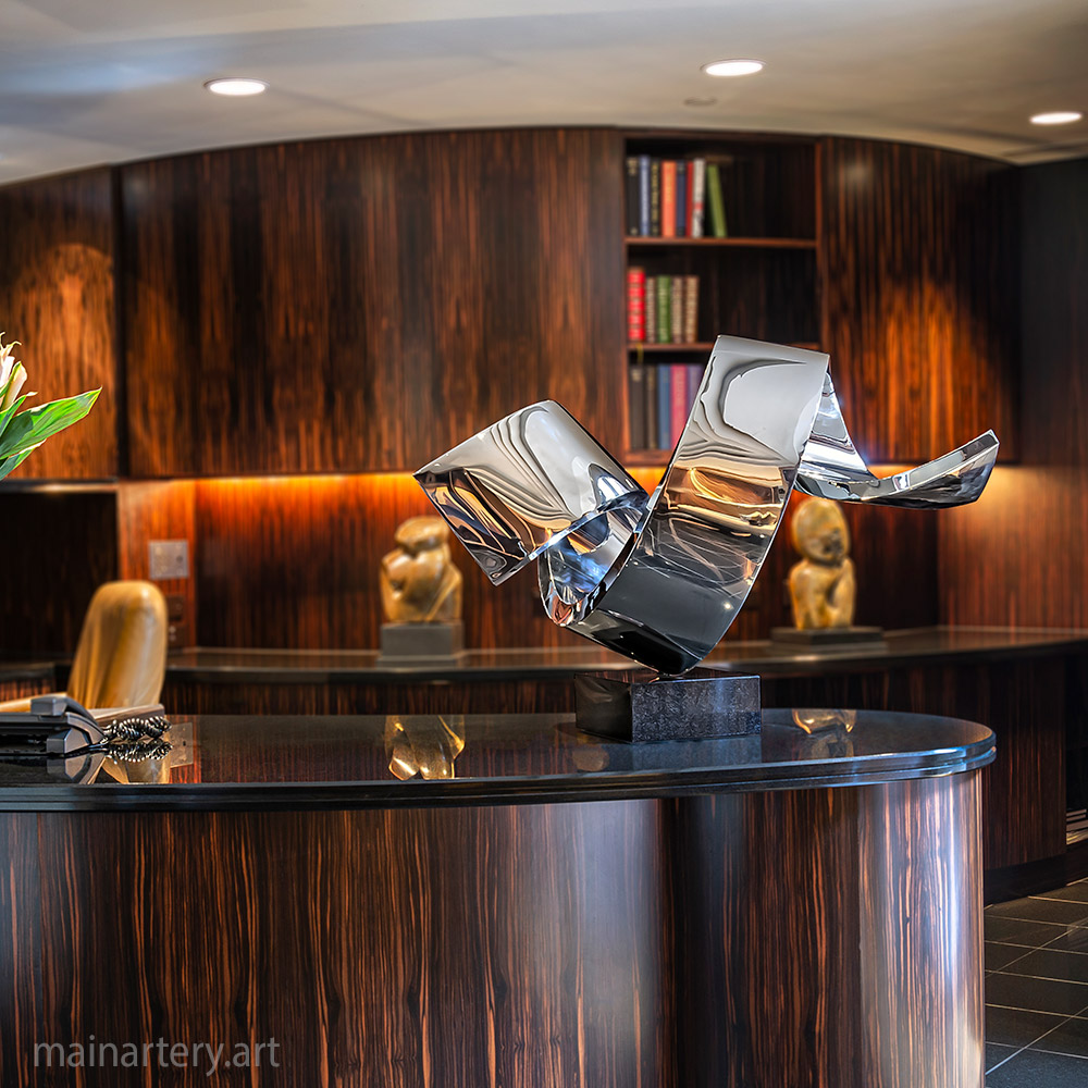 Cover: Stainless Steel Curated Art Sculptures