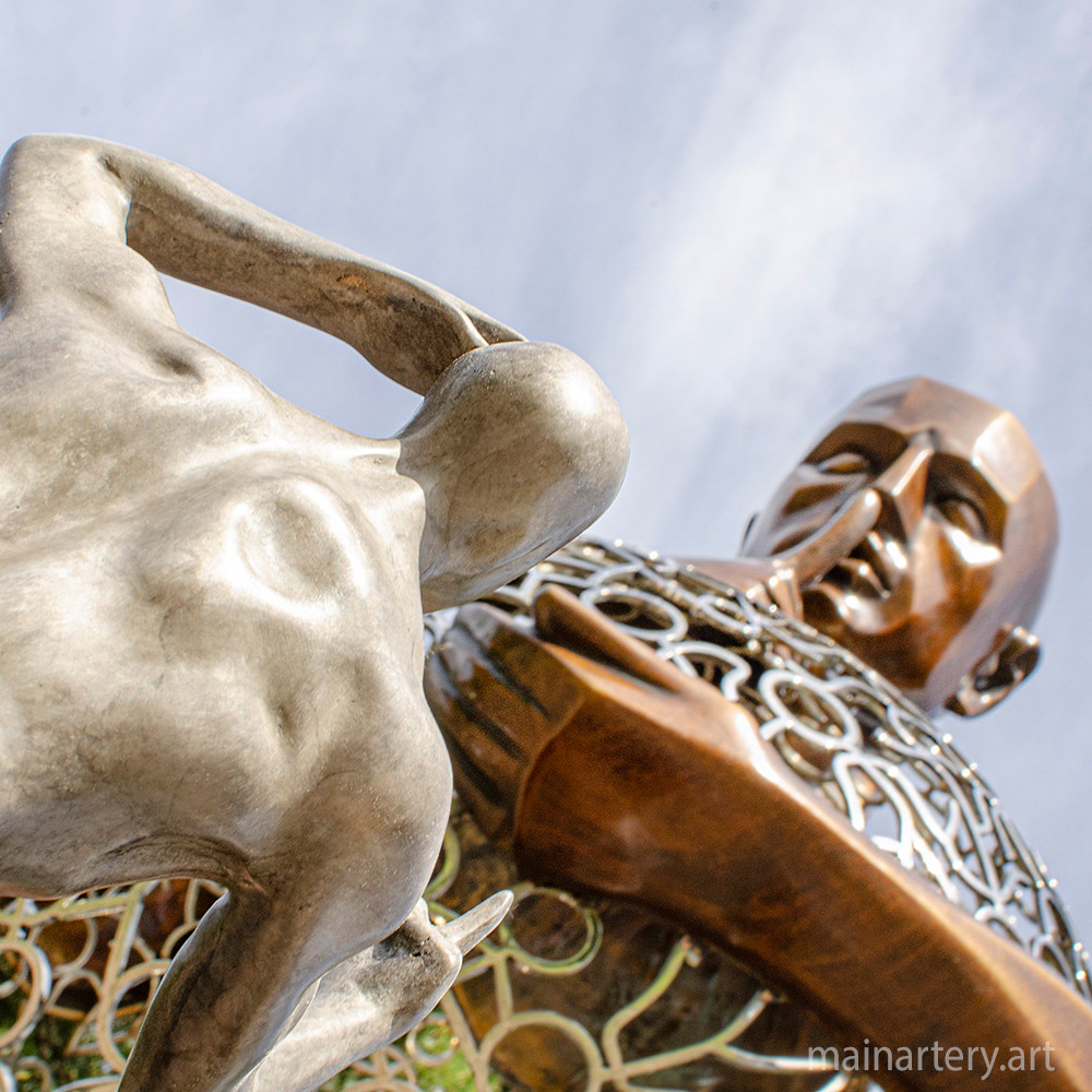 Cover: Garden Male Dramatic Bronze Sculptures