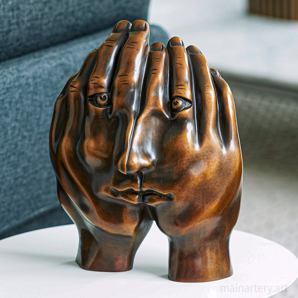 Cover: Dreamers Hands – Bronze Sculptures