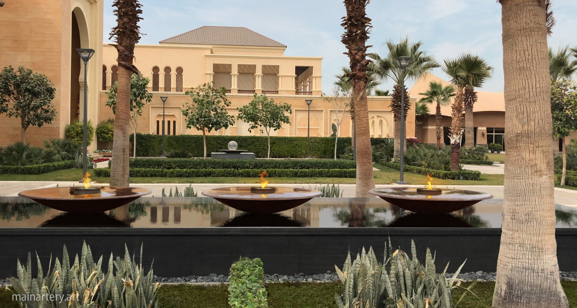 sheikhs palace landscape copper water bowl feature image