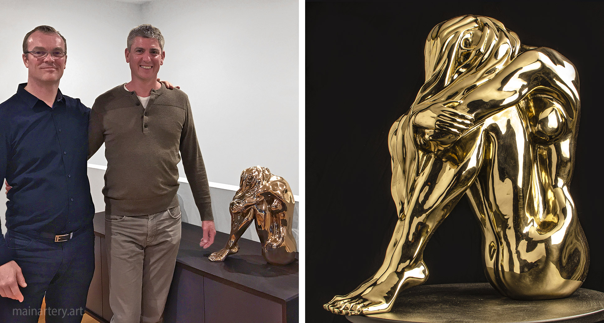 figurative bronze sculpture modern collector artwork image