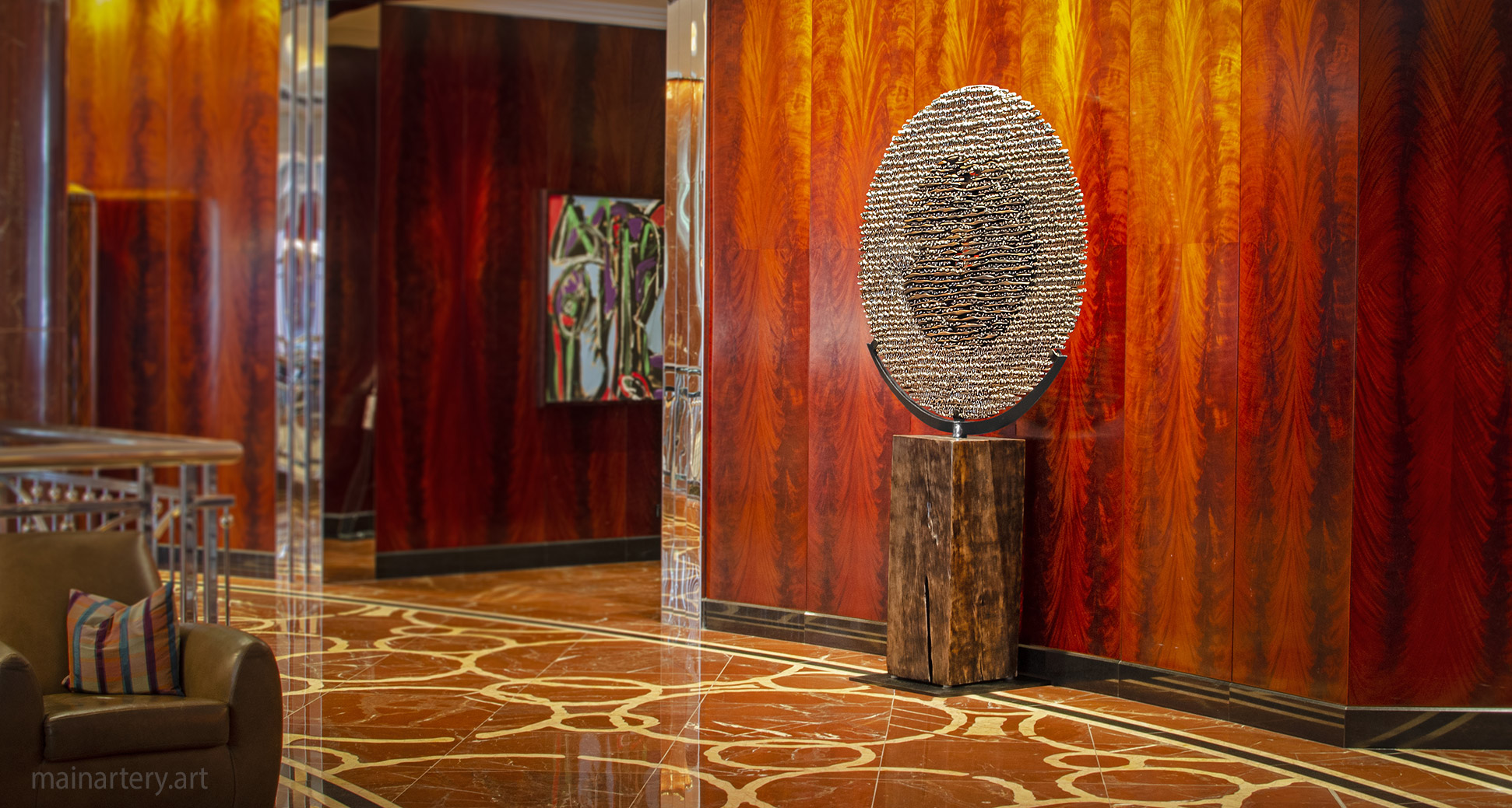 park hyatt hotel foyer sculpture exhibition image