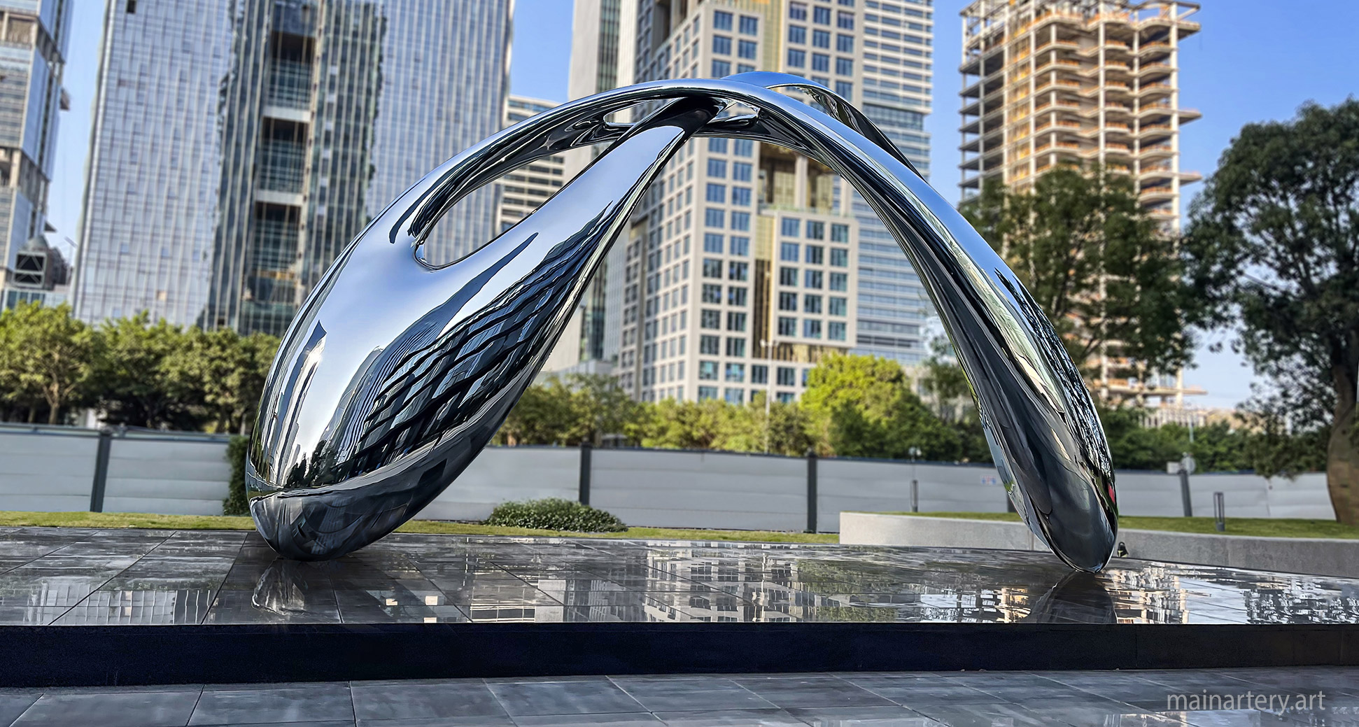 monumental figure landmark legacy infinity sculpture image