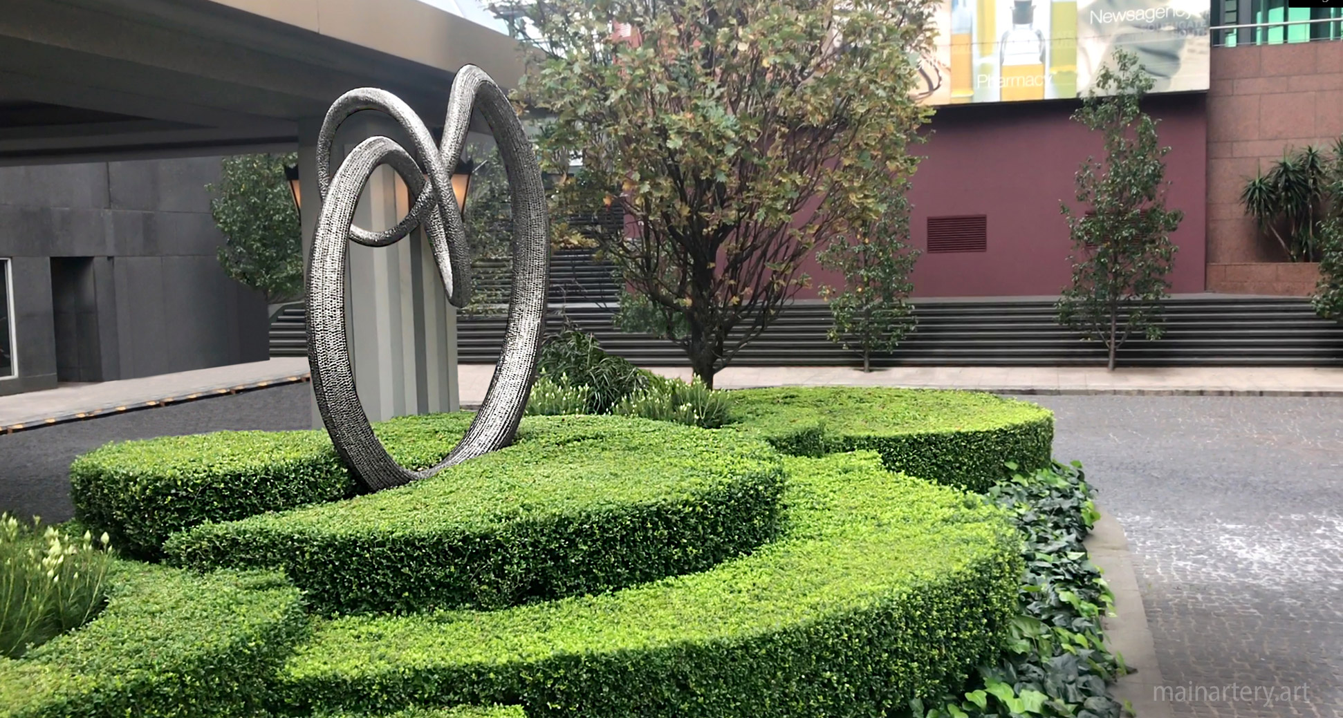 large polished contemporary landscape artwork image