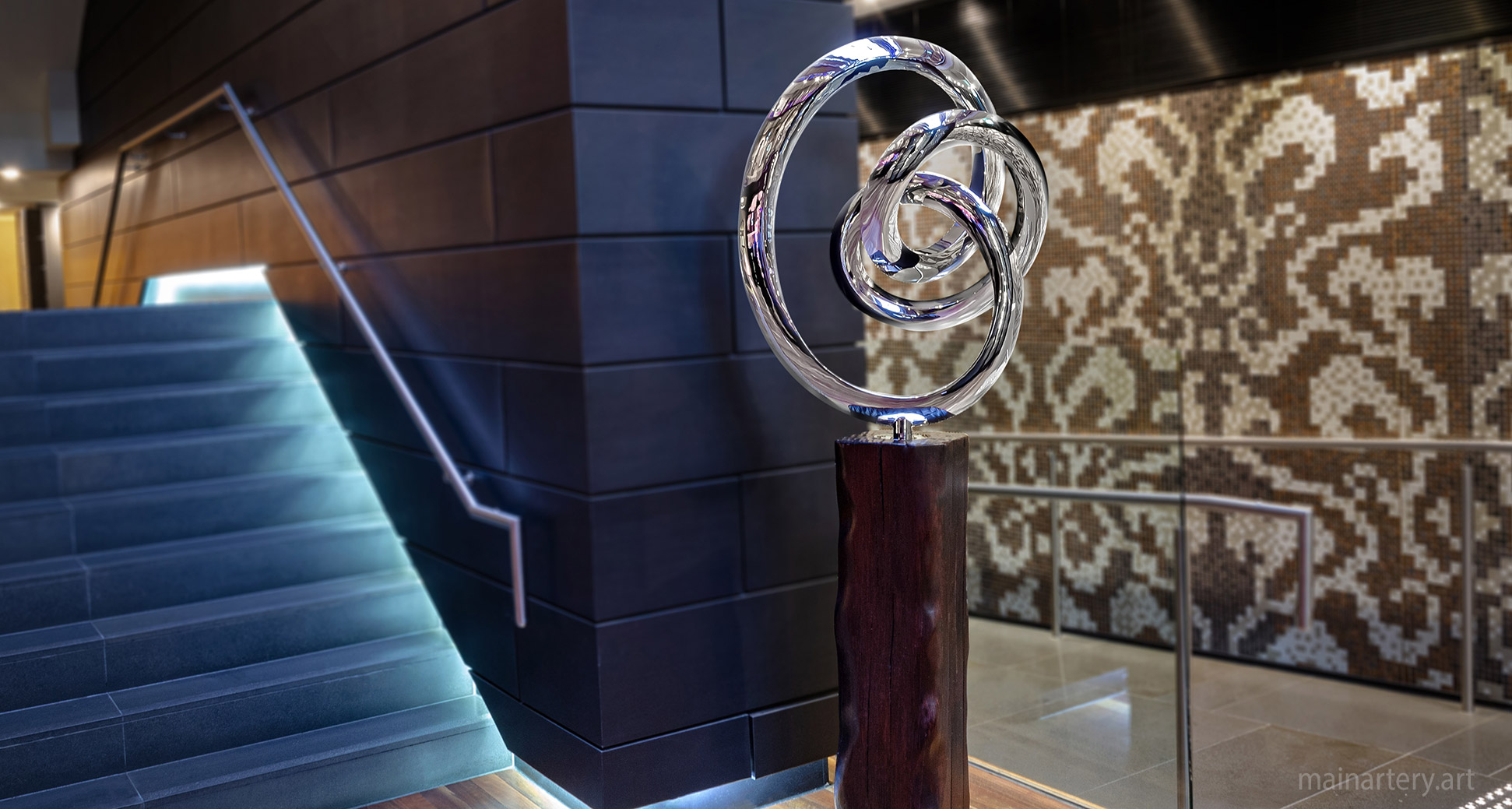 melbourne lease hire services foyer abstract sculpture image