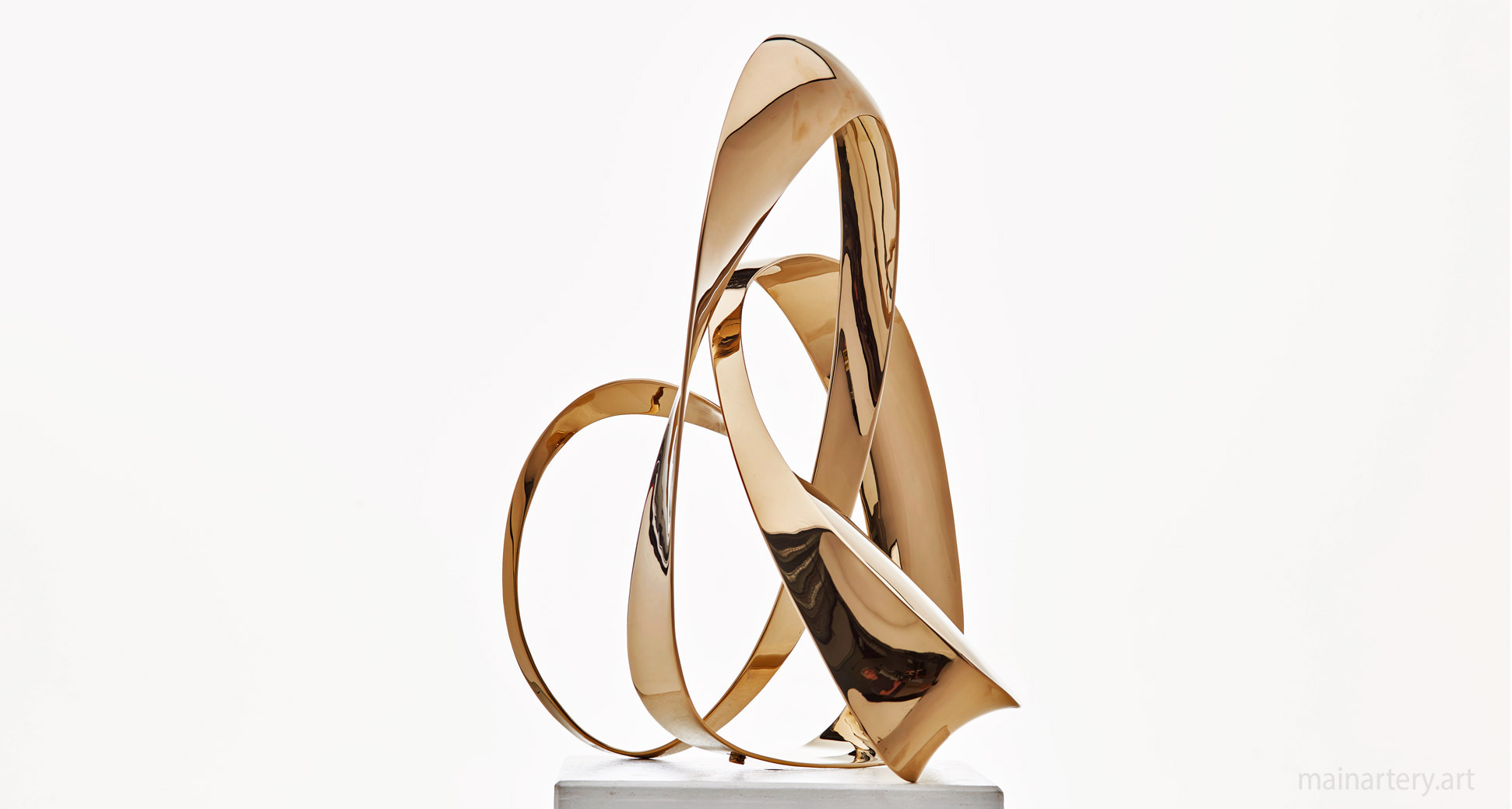 tabletop golden titanium algorithmic interior art image