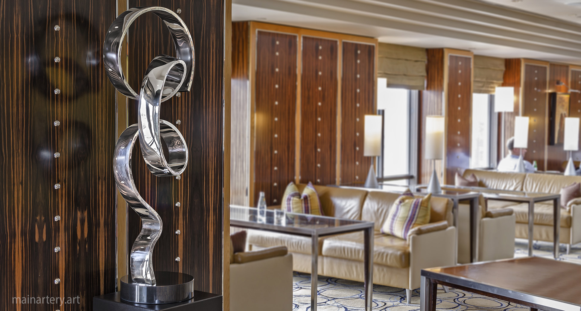 hospitality branding exclusive sculpture art rental services image