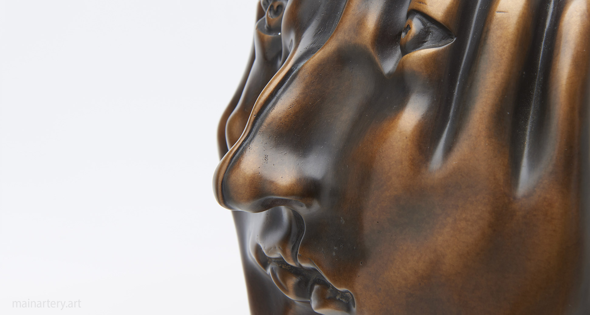 tabletop bronze representational hand interior art image