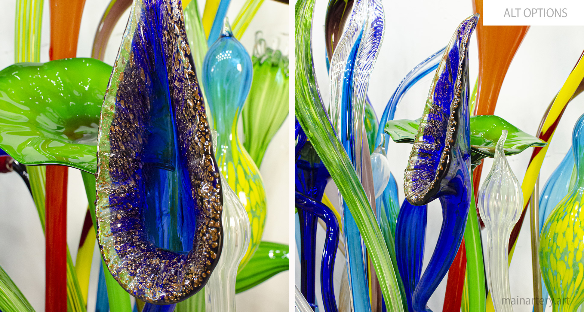 outdoor glass contemporary garden art sculpture image