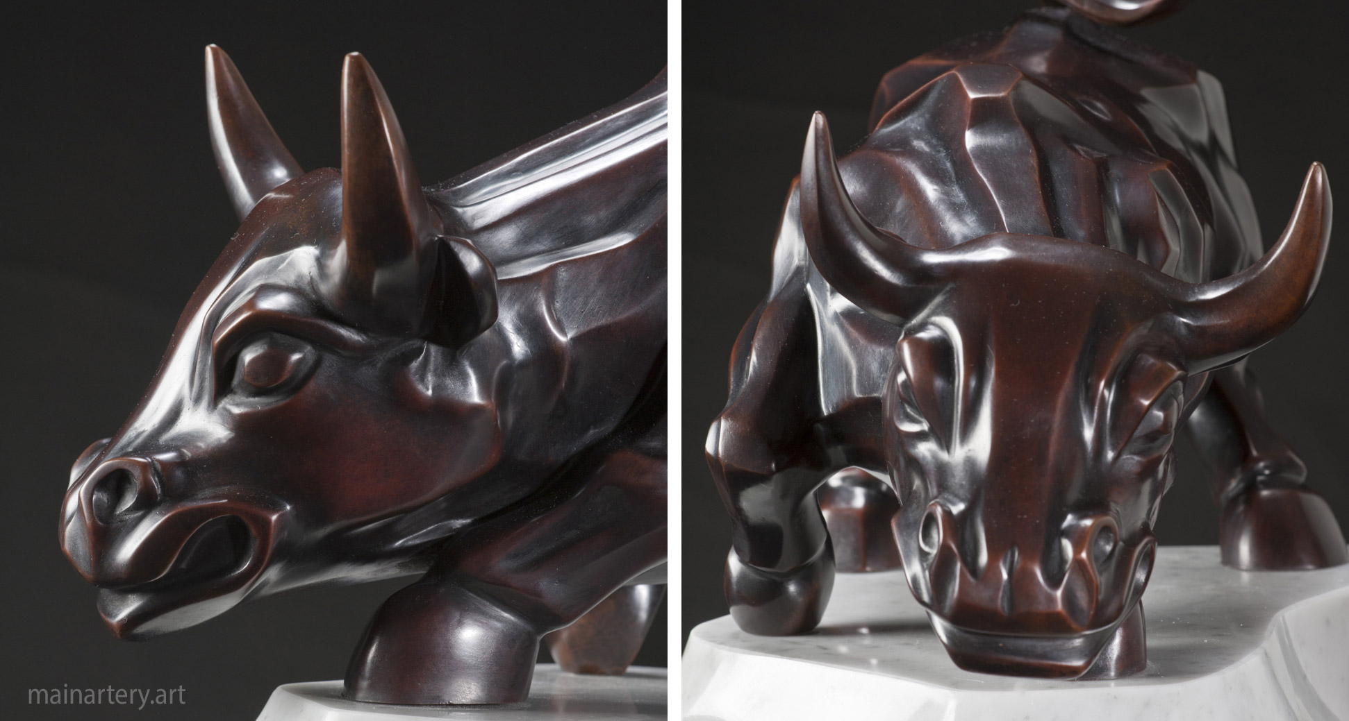 tabletop bronze modern interior art image