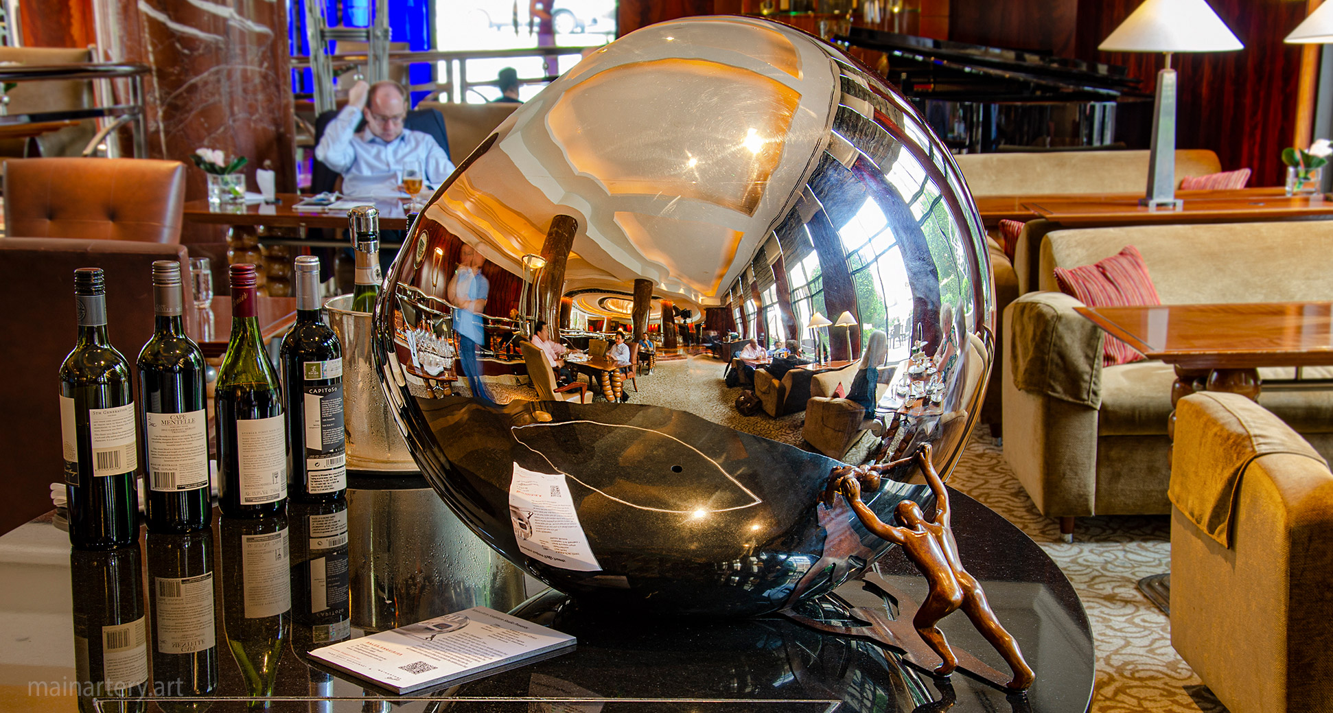 park hyatt hotel mainartery sculpture exhibition image