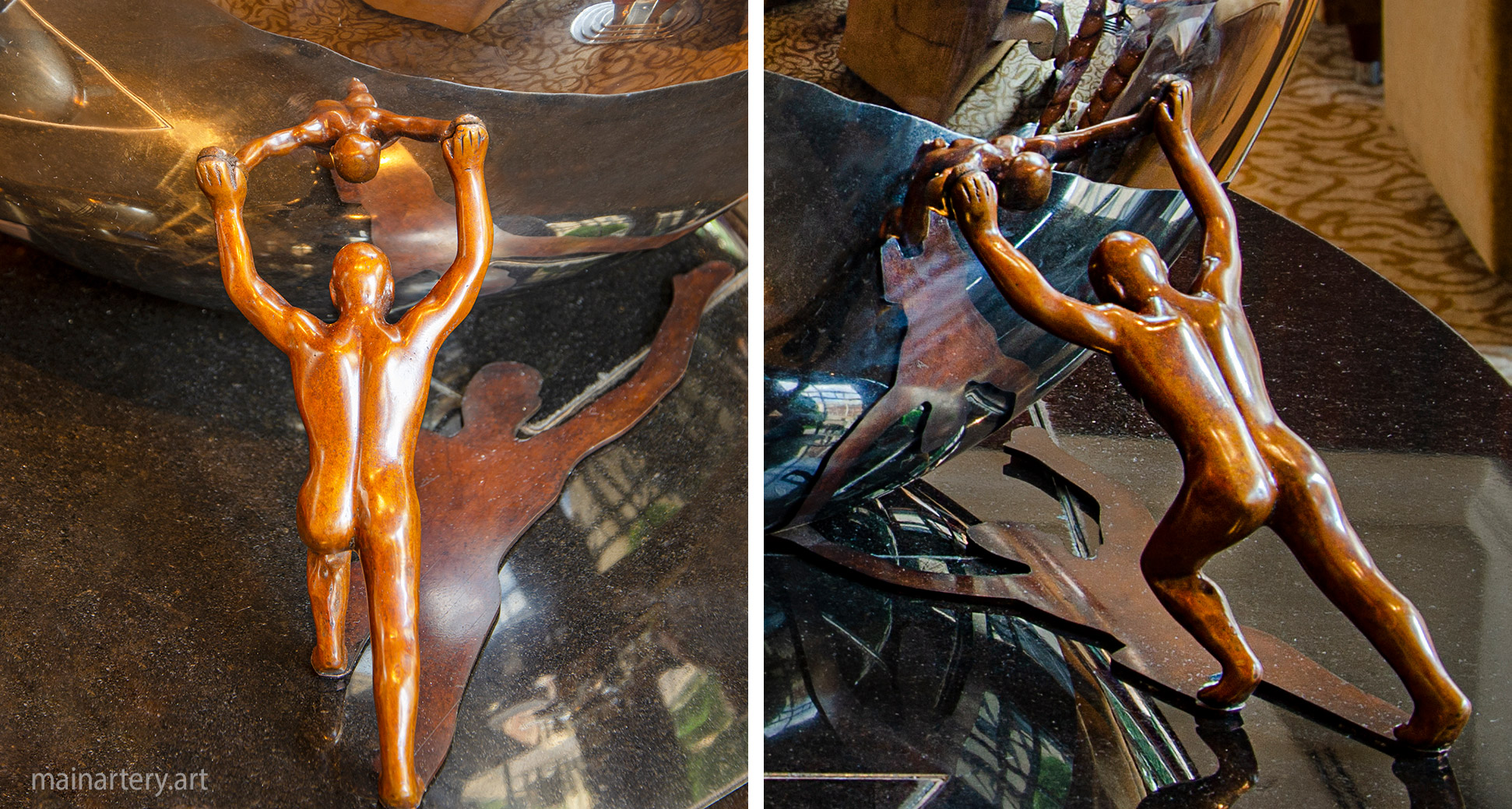 modern contemporary sculpture lease hire services image