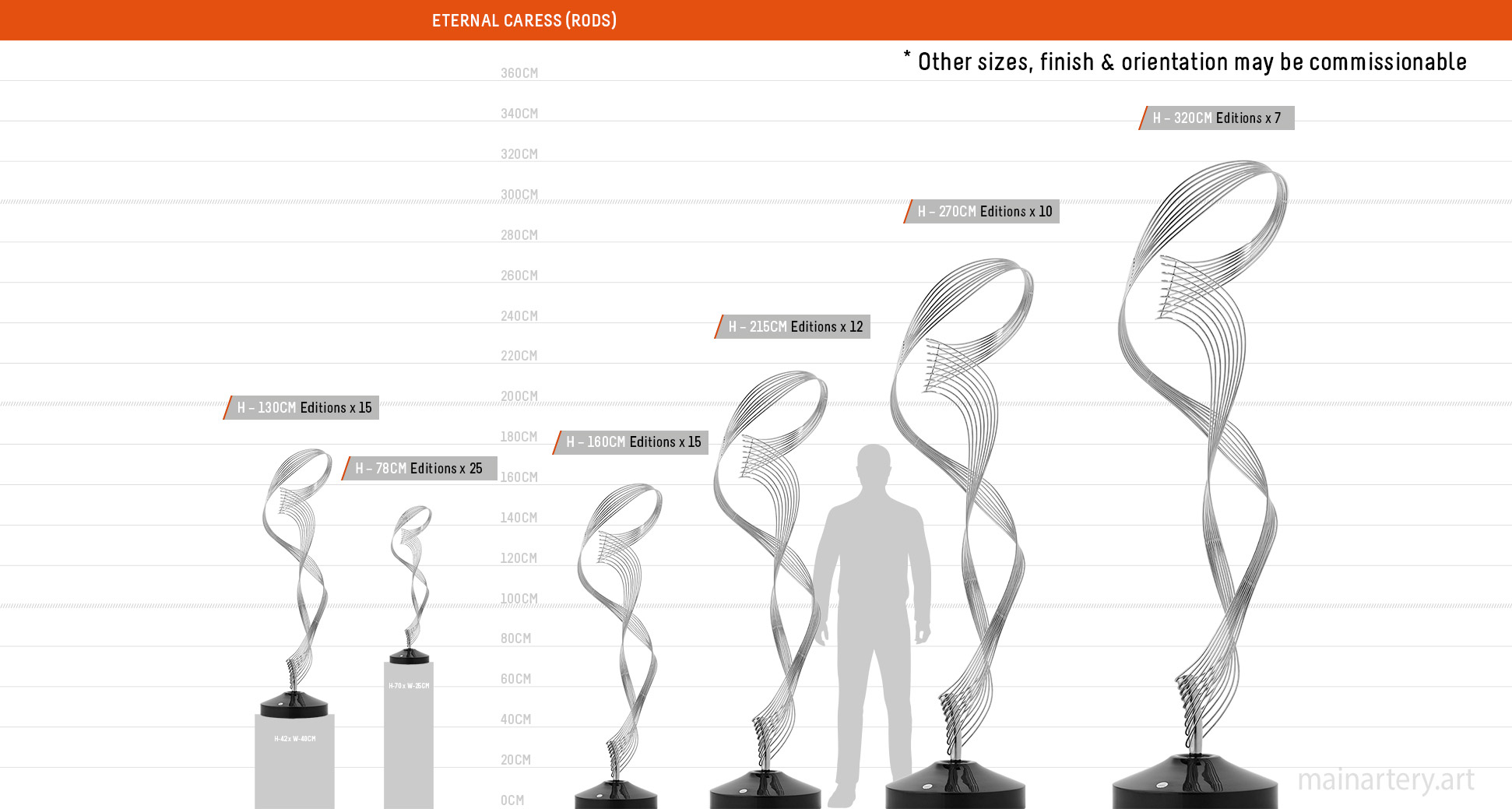 size sheet eternal caress rods sculpture image