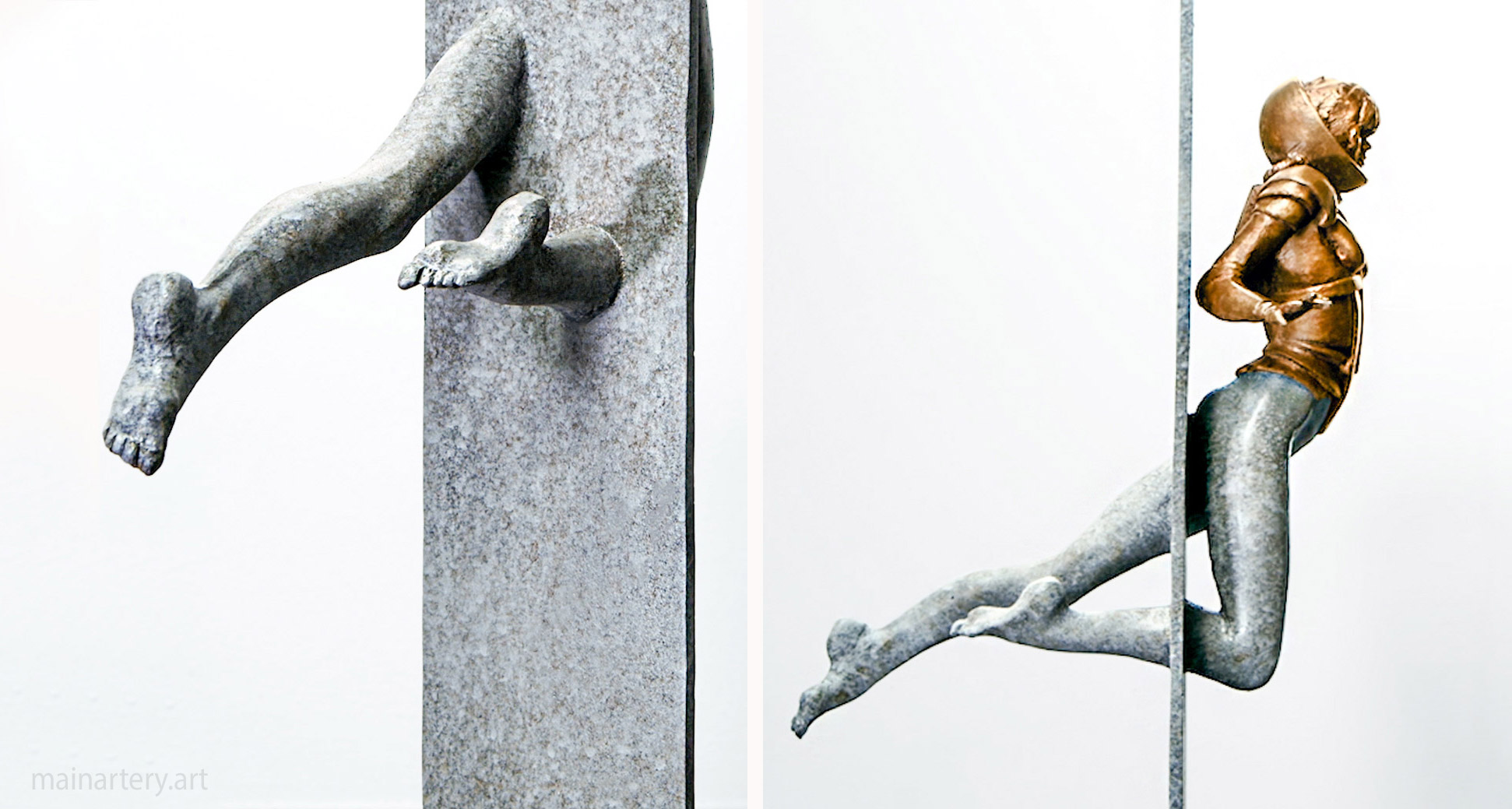 Flight Sculpture, image 2, showcasing the foundation of an abstract flight design