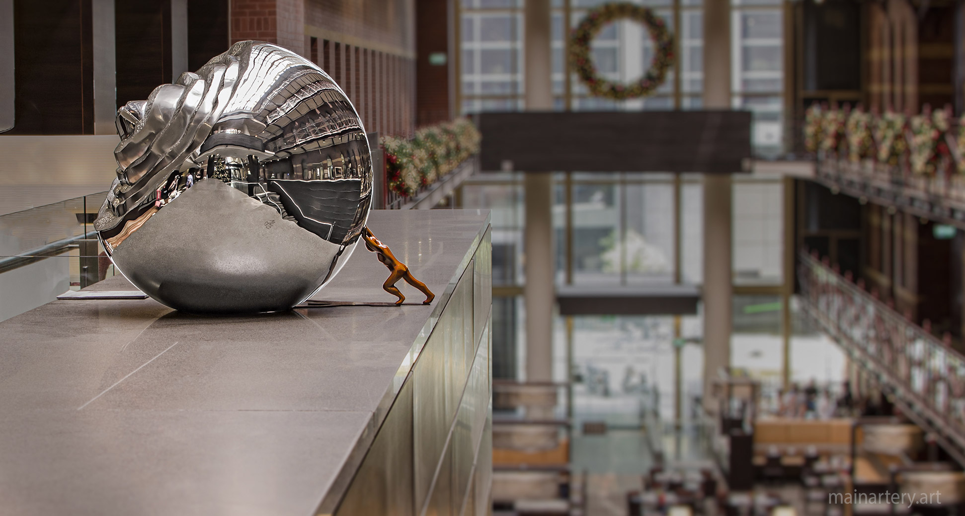 medium polished surreal interior sculpture image