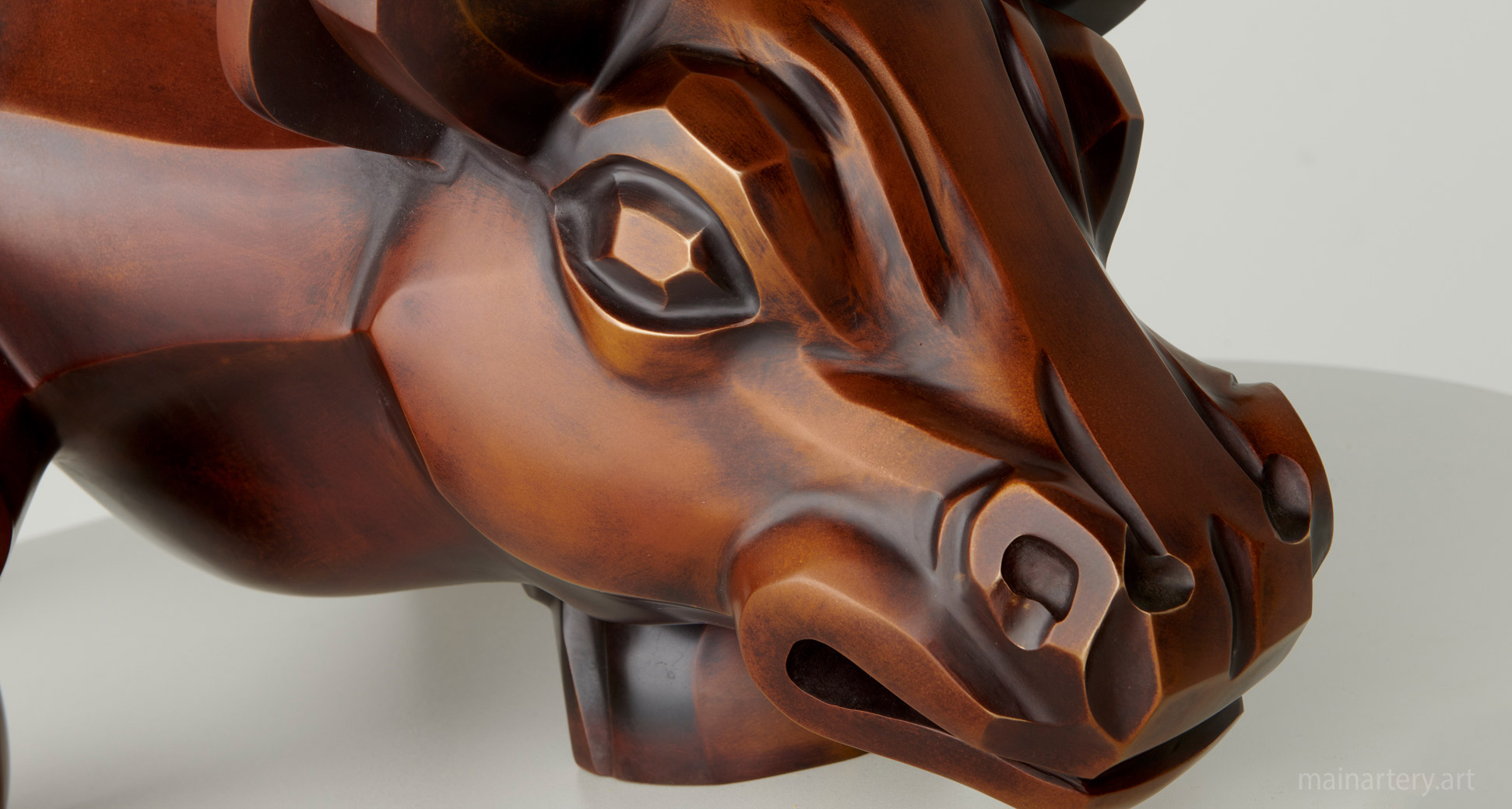 medium polished bull interior art image