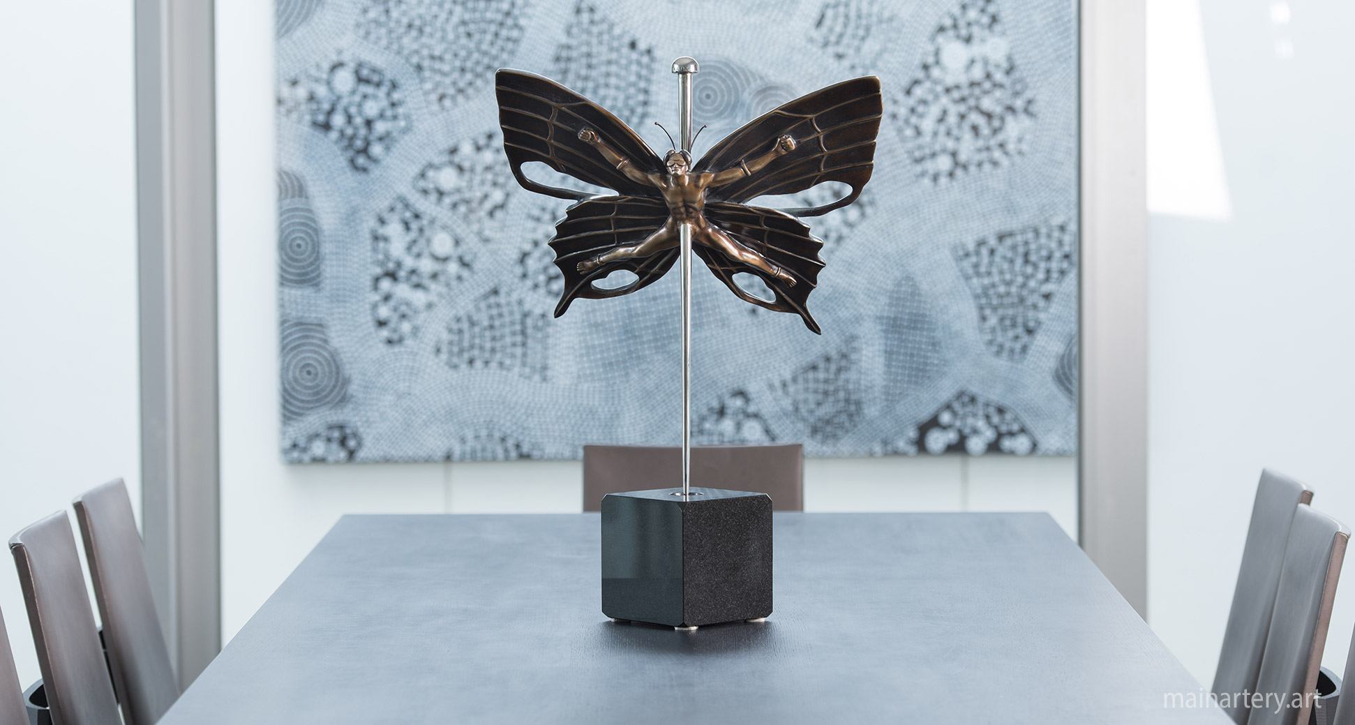 stainless steel interior sculpture todd stuart image