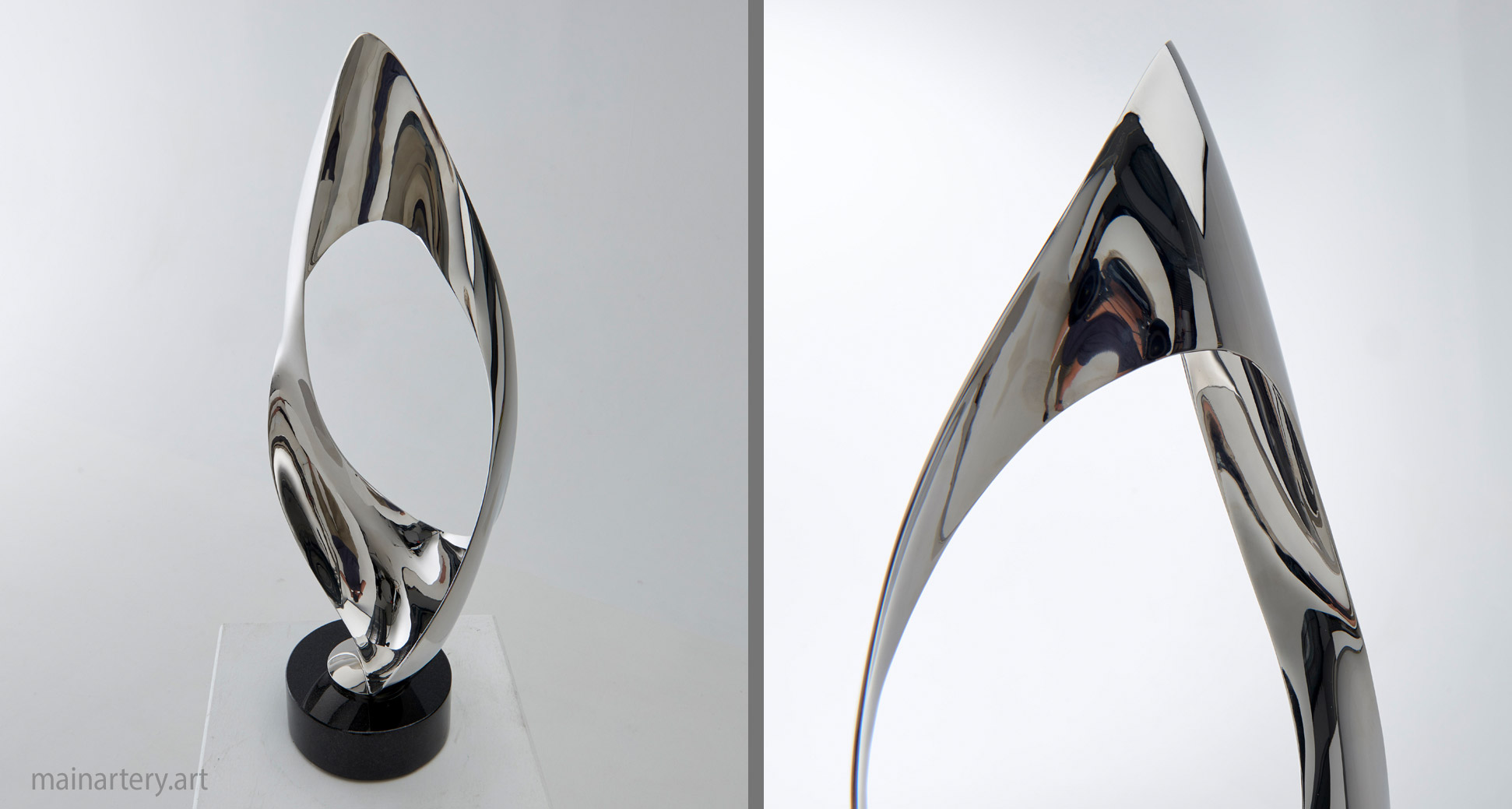 tabletop metal organic sculpture image