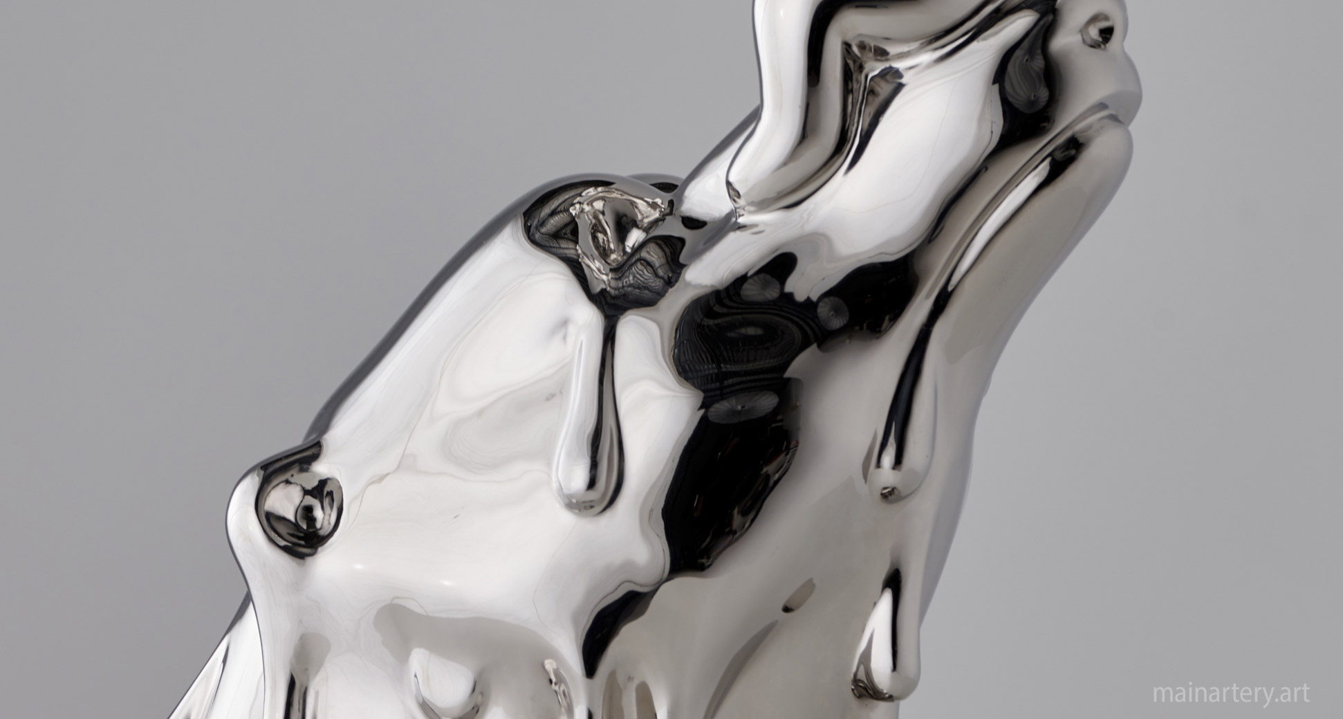 whats next mama crying polar bear sculpture image