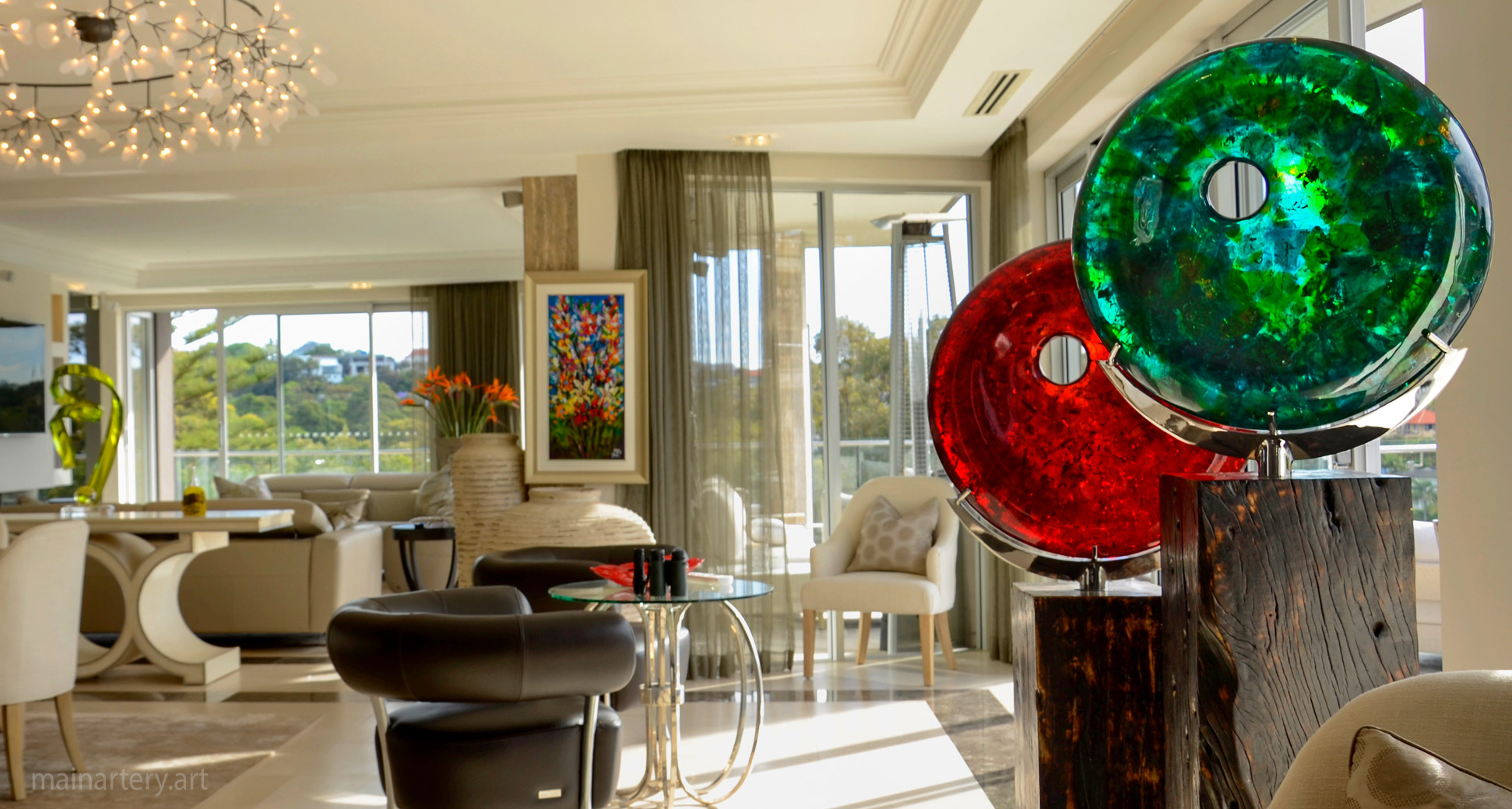 medium fiberglass organic interior art image