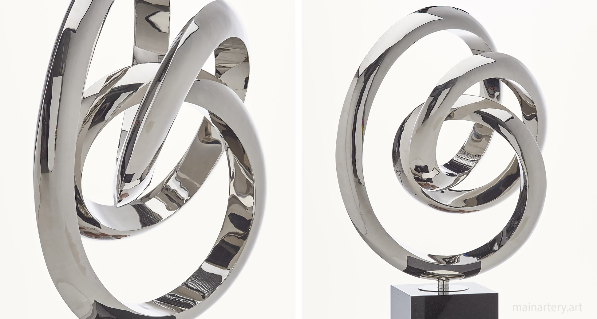 modern stainless steel home decor artwork image