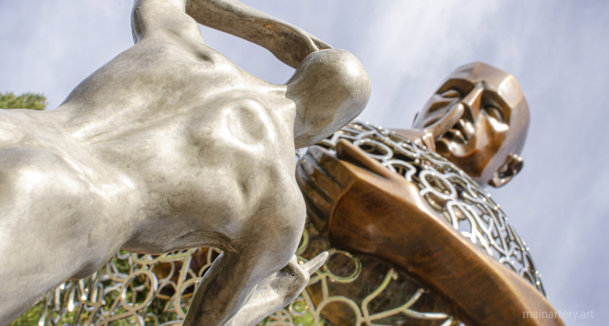 surreal sculpture positive change sculpture park image