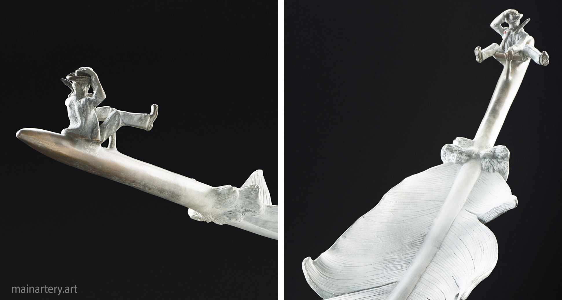 tabletop silicon bronze sculpture todd stuart image