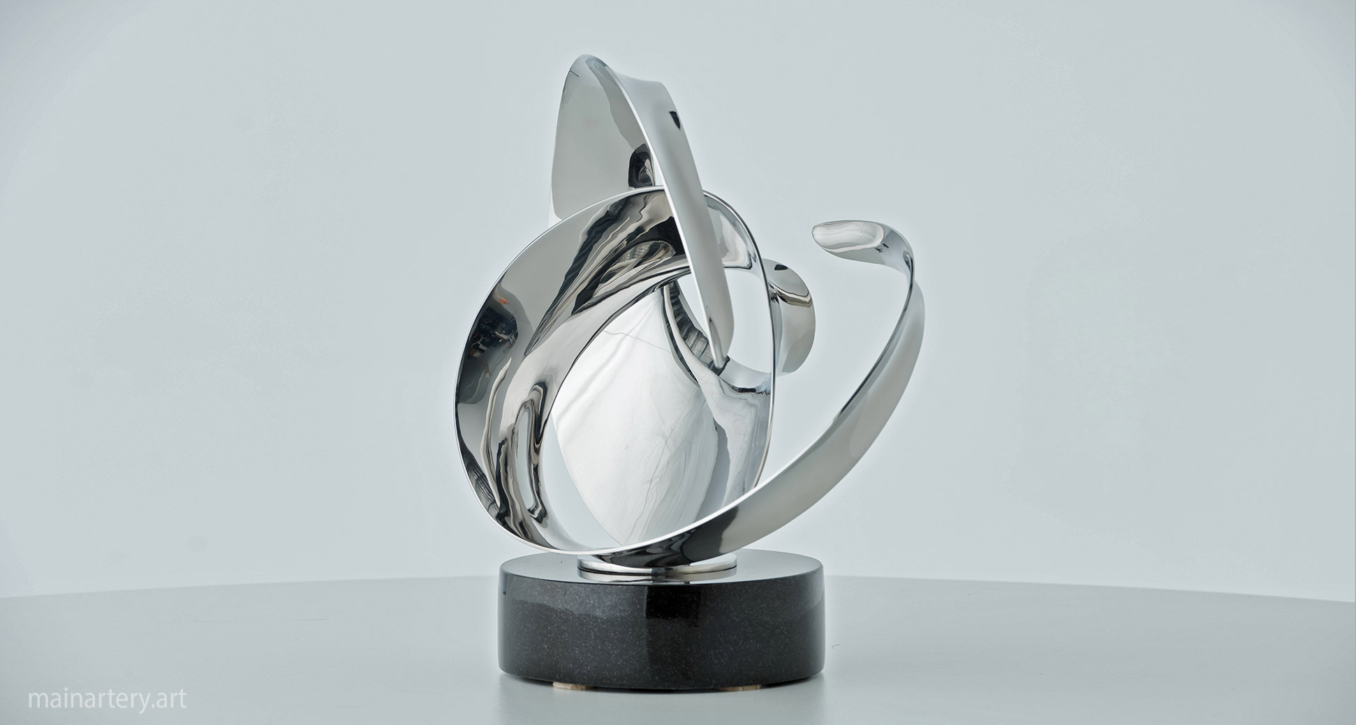 tabletop stainless steel modern artwork image