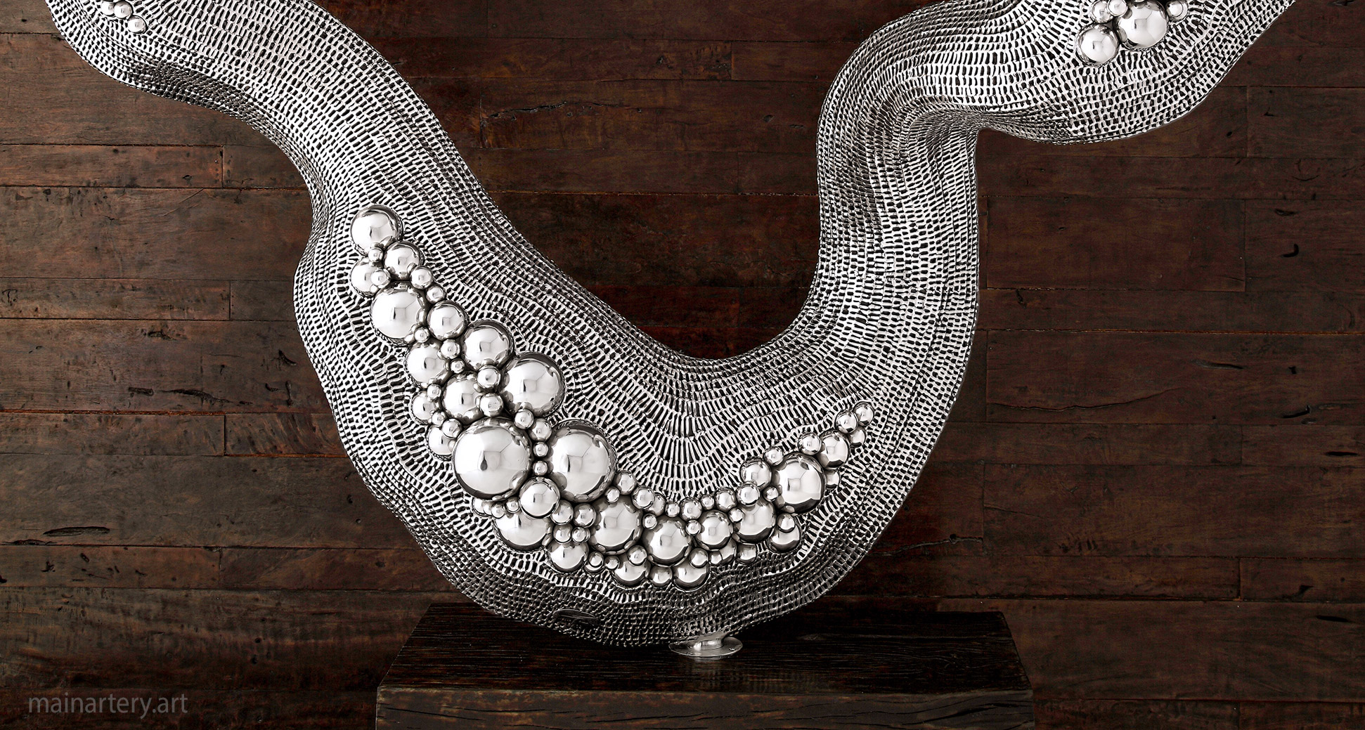 complete expedition metal art sculpture detail image