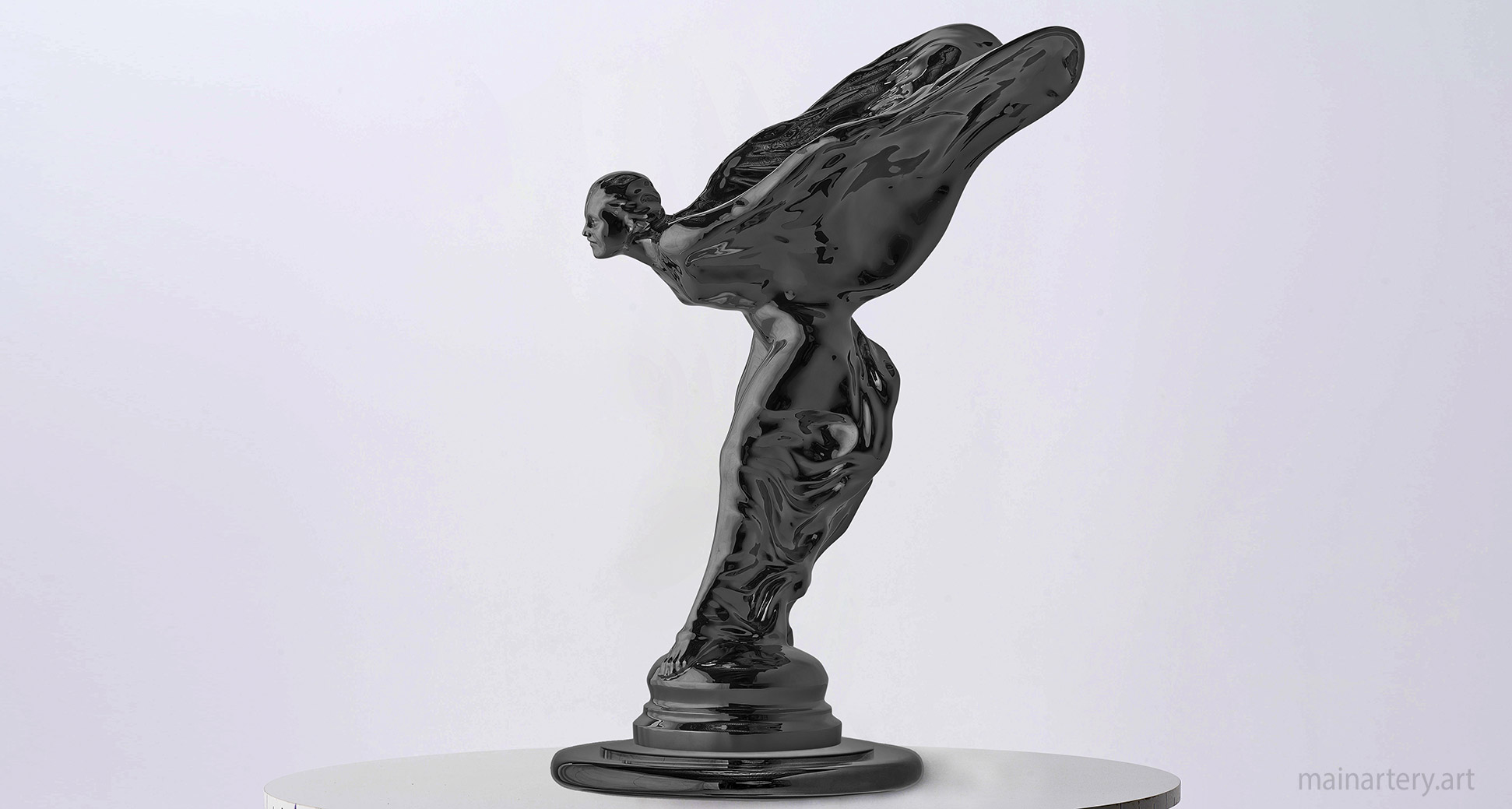 interior polished contemporary nude artwork image