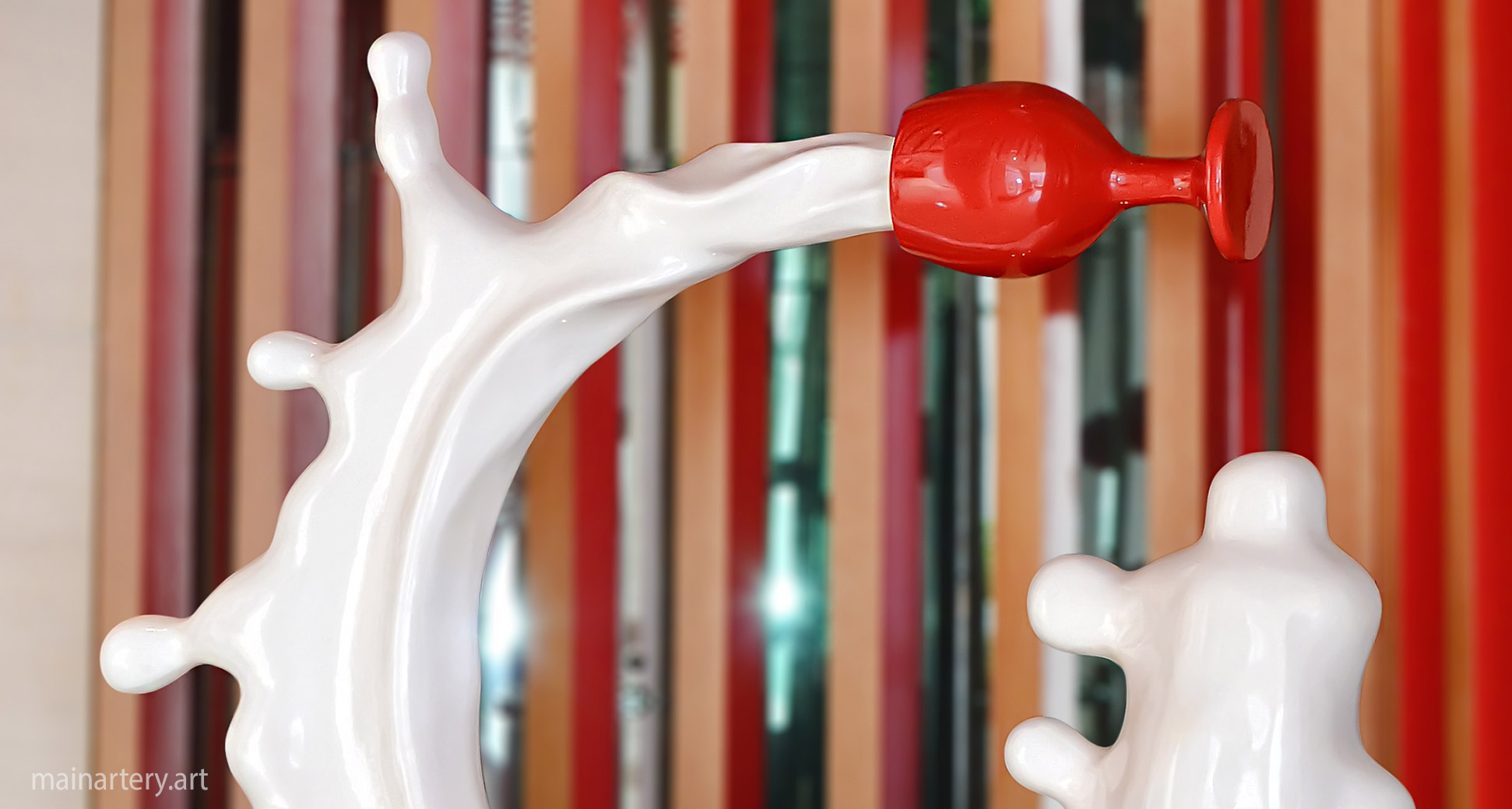 large fiberglass representational commercial art image