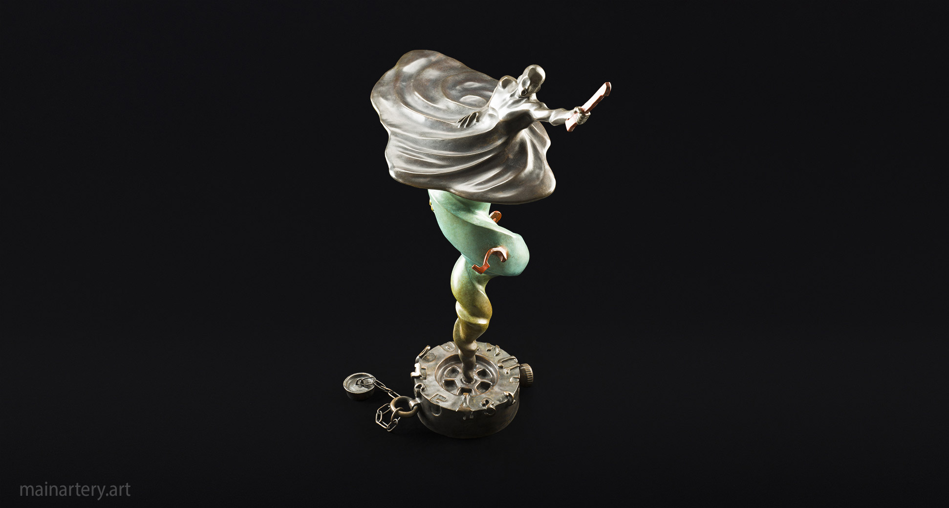 medium patina figurative outdoor artwork image