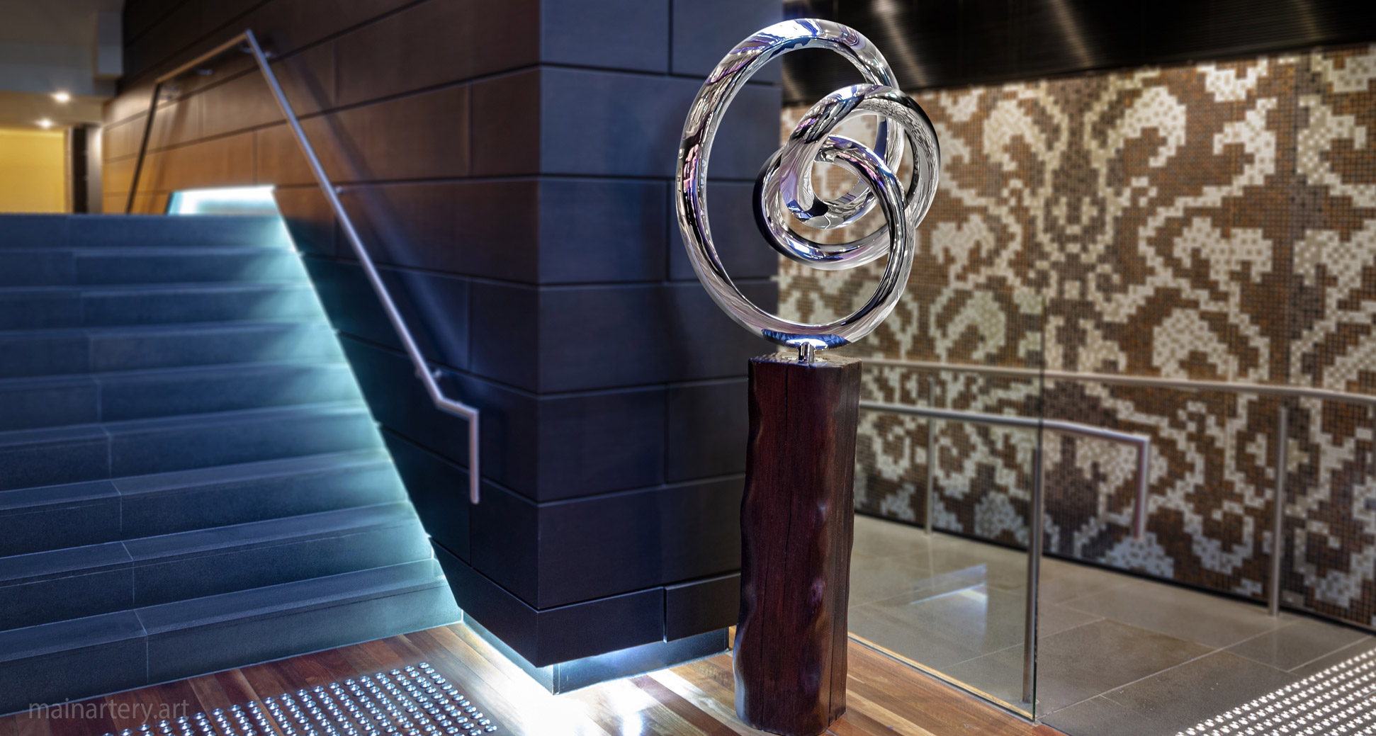 starwell decor metal spherical interior sculpture image