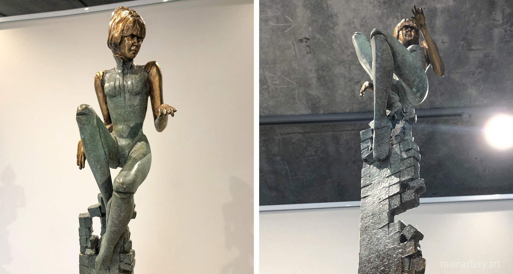 Unicycle Utopia artwork, image 6, dynamic illustration of a unicycle dreamland