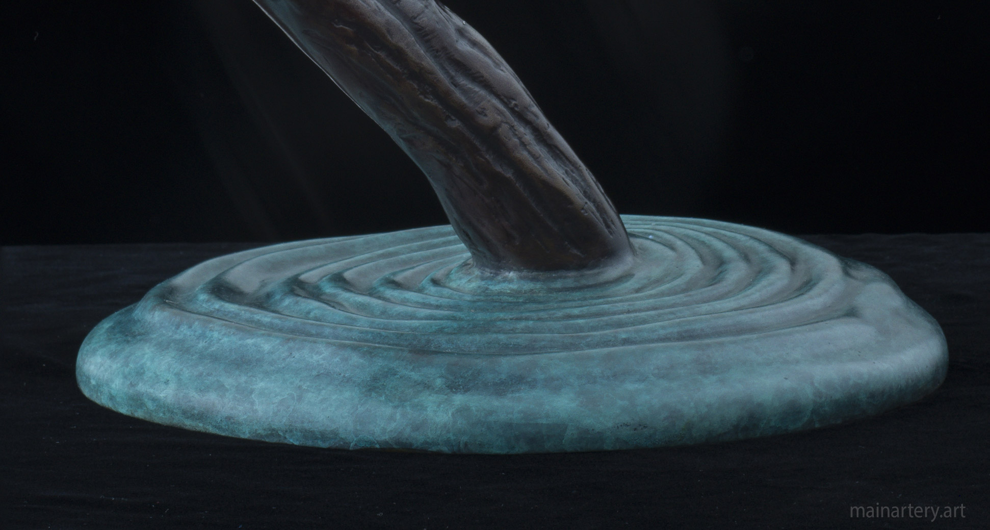 bronze dragonfly coffee table art image