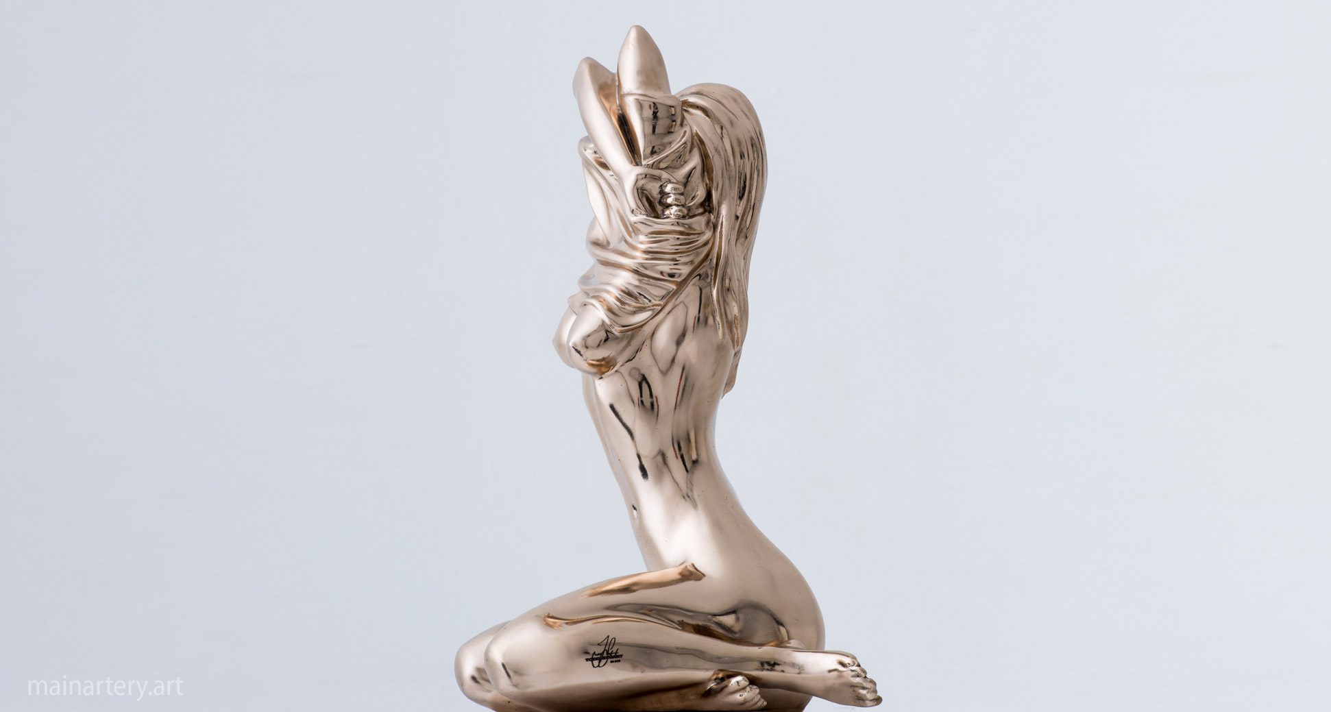 bronze figurative ms goodnight sculpture image