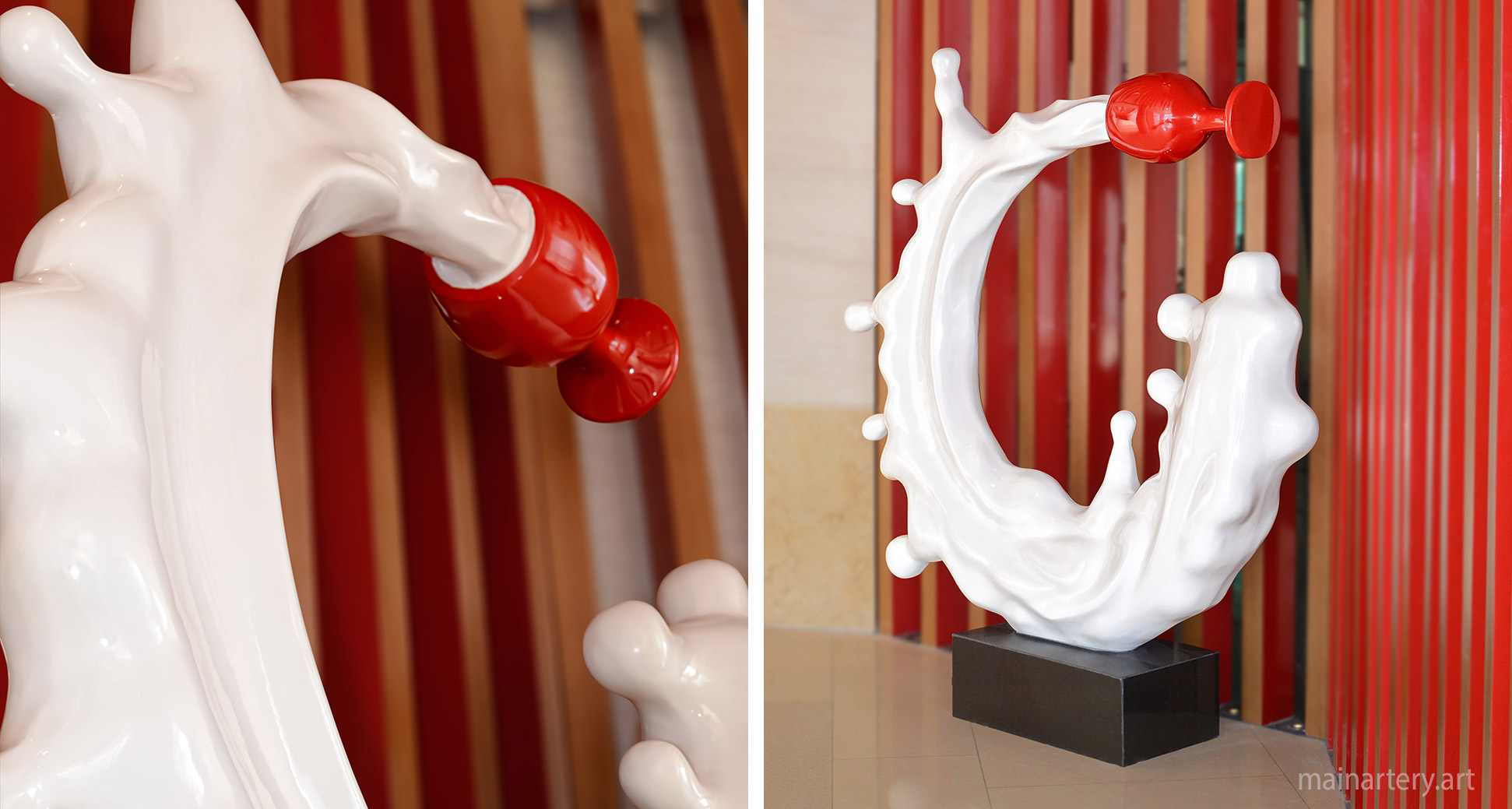 commercial fiberglass modern interior artwork image