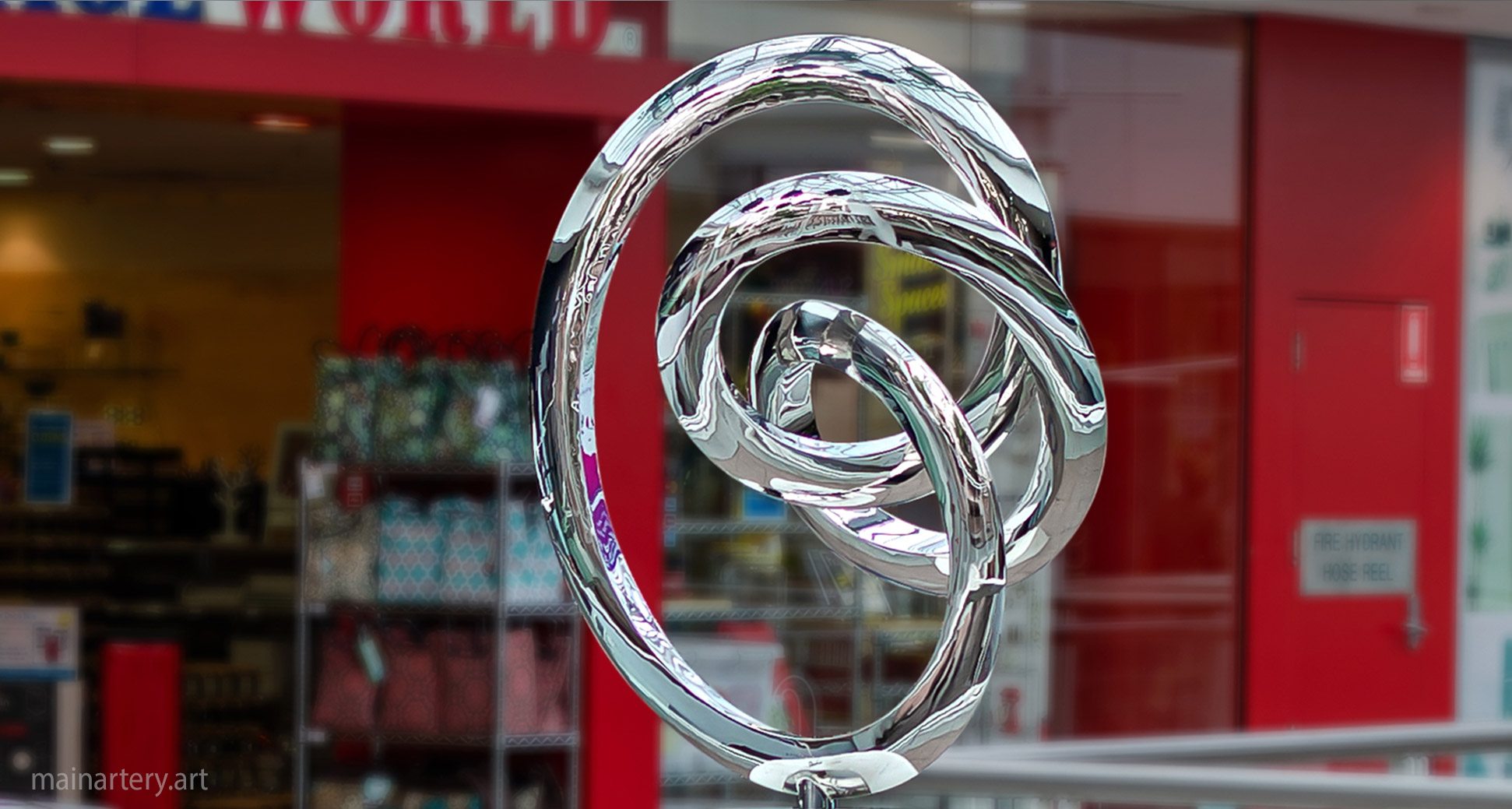 medium stainless steel organic mall art image
