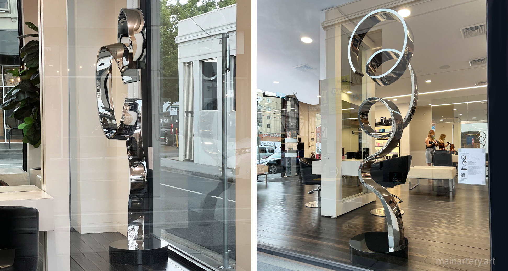 rent hire lease abstract sculpture boutique salon image