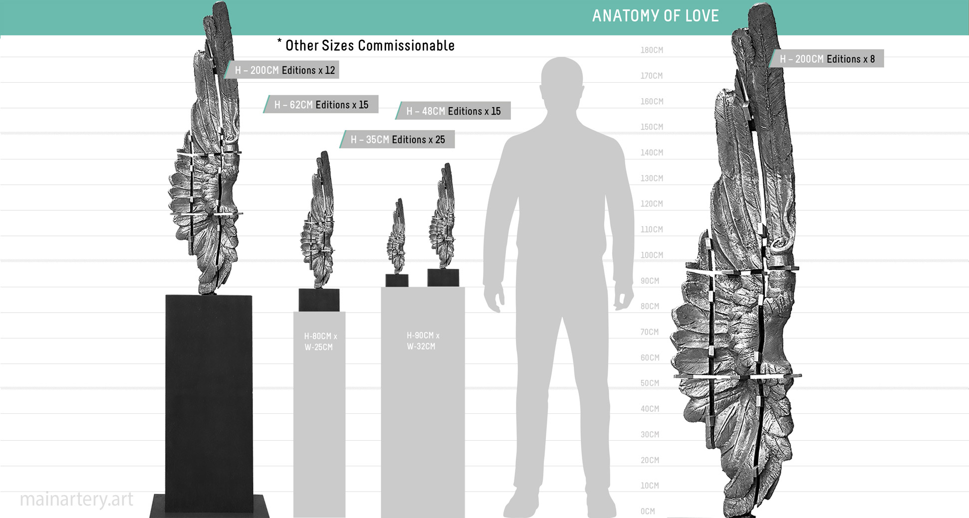 scale diagram mainartery anatomy of love sculpture image