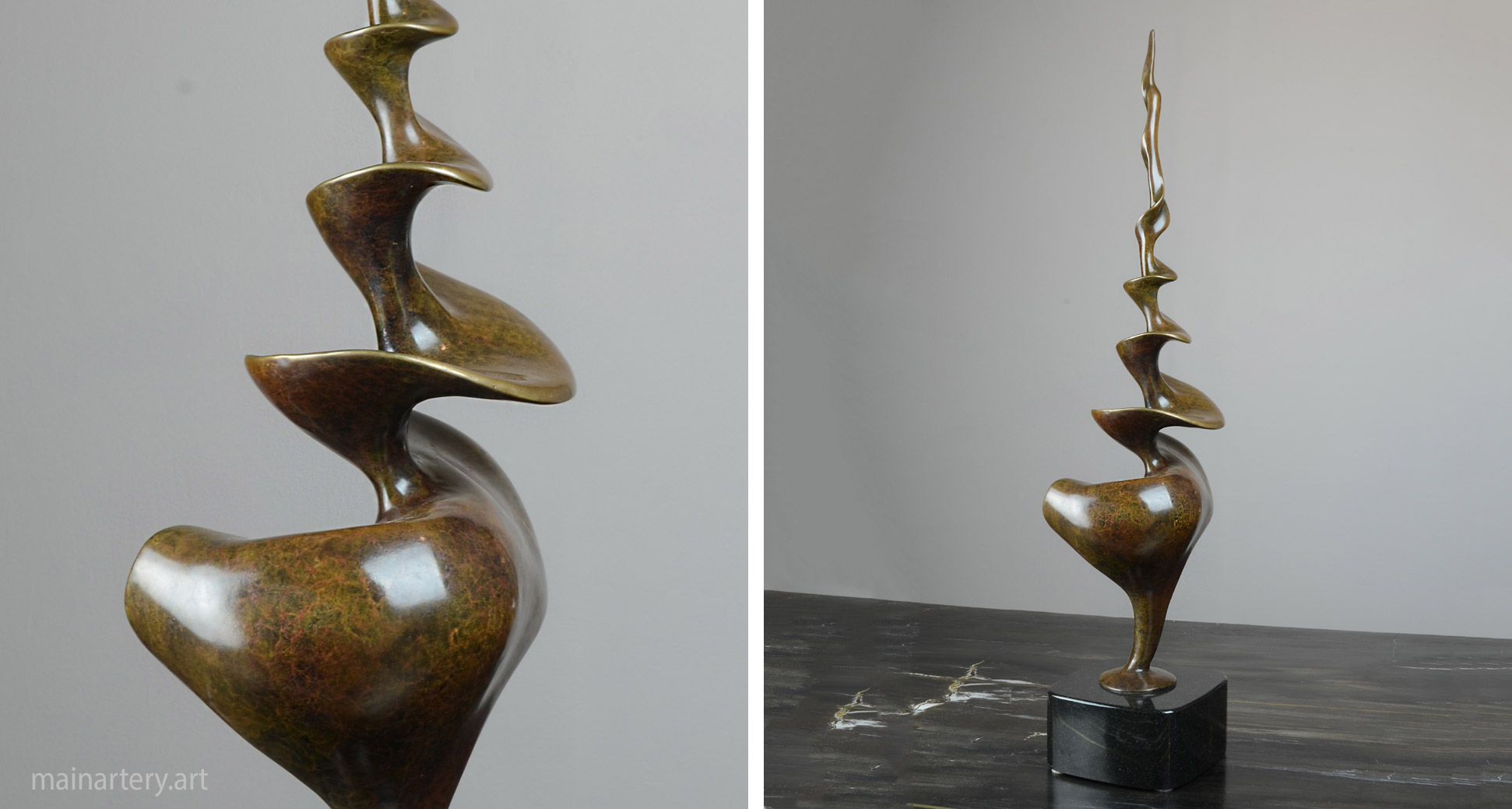 small bronze shell interior art image