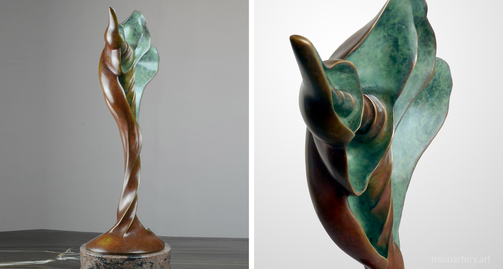 small multi patina representational interior artwork image