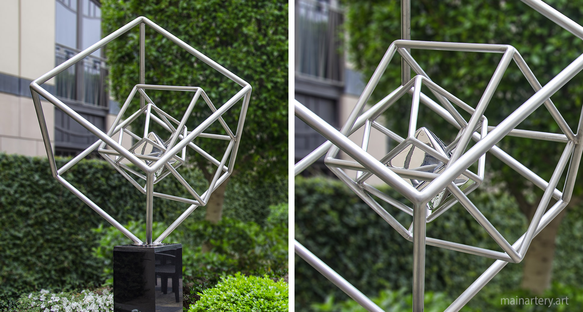 stainless steel algorithmic sculpture todd stuart image